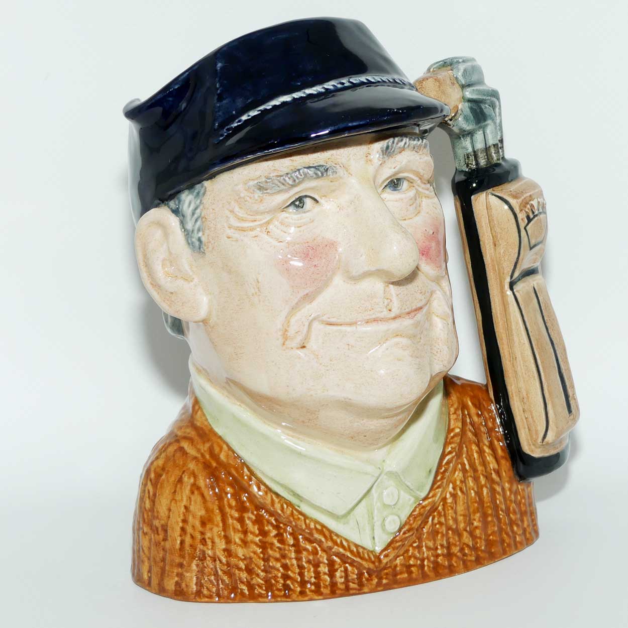 D6623 Royal Doulton large character jug Golfer | #3