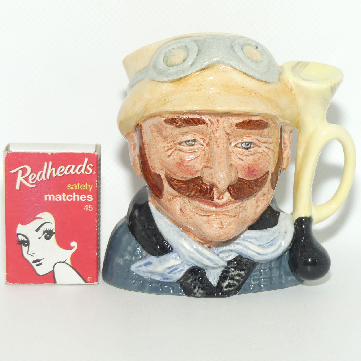 D6637 Royal Doulton small character jug Veteran Motorist