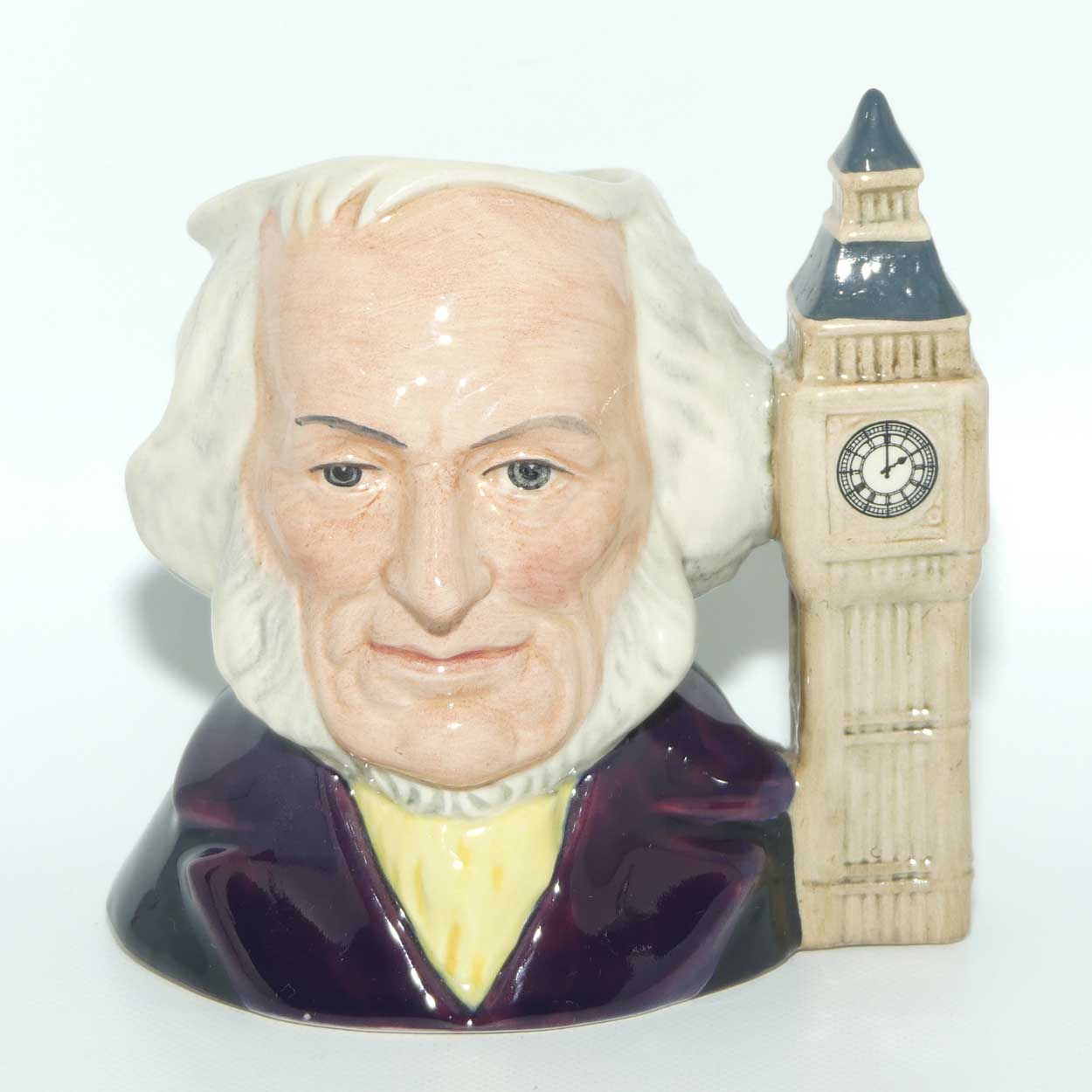 D6656 Royal Doulton small character jug John Doulton | 2 o'clock