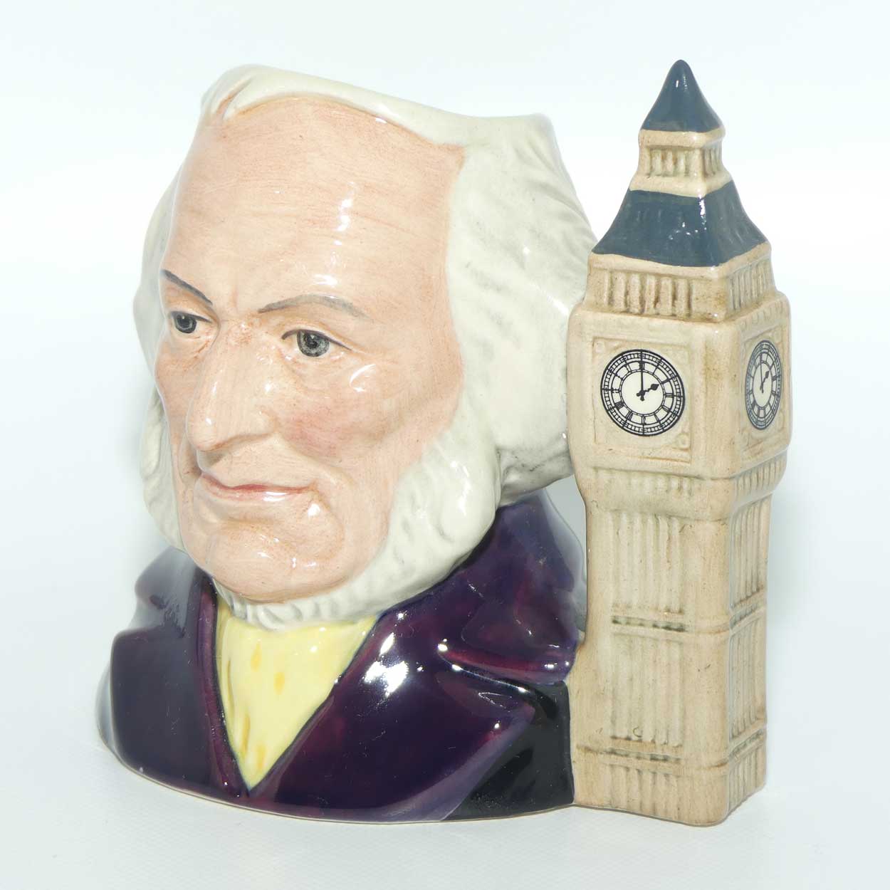 D6656 Royal Doulton small character jug John Doulton | 2 o'clock