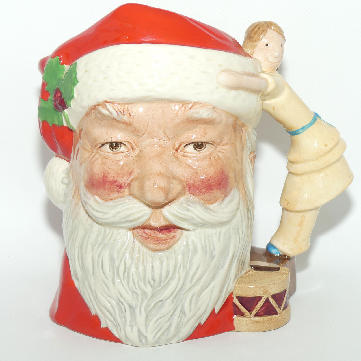 D6668 Royal Doulton large character jug Santa Claus | Doll handle