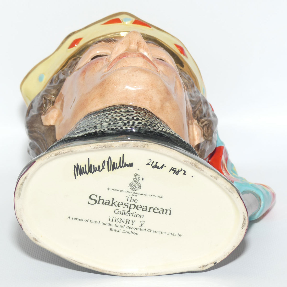 D6671 Royal Doulton large character jug Henry V | Signed