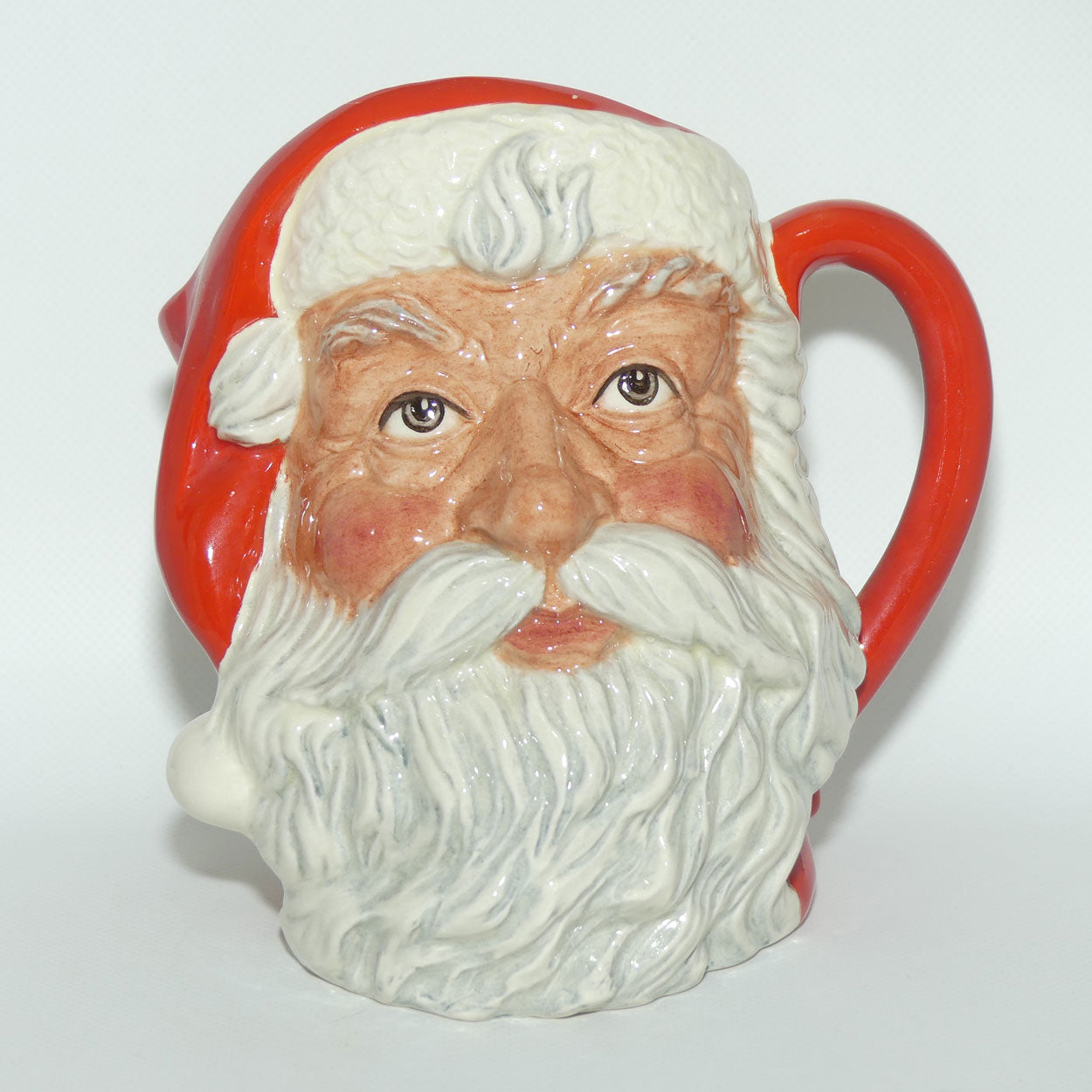 D6704 Royal Doulton large character jug Santa Claus | Plain Red