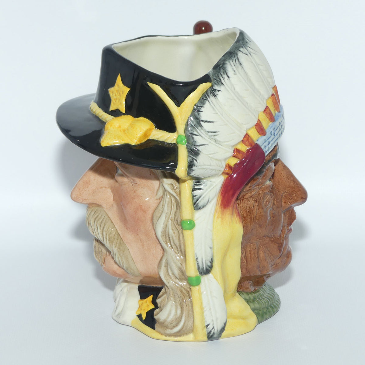 D6712 Royal Doulton large character jug George Custer and Sitting Bull | LE 3600
