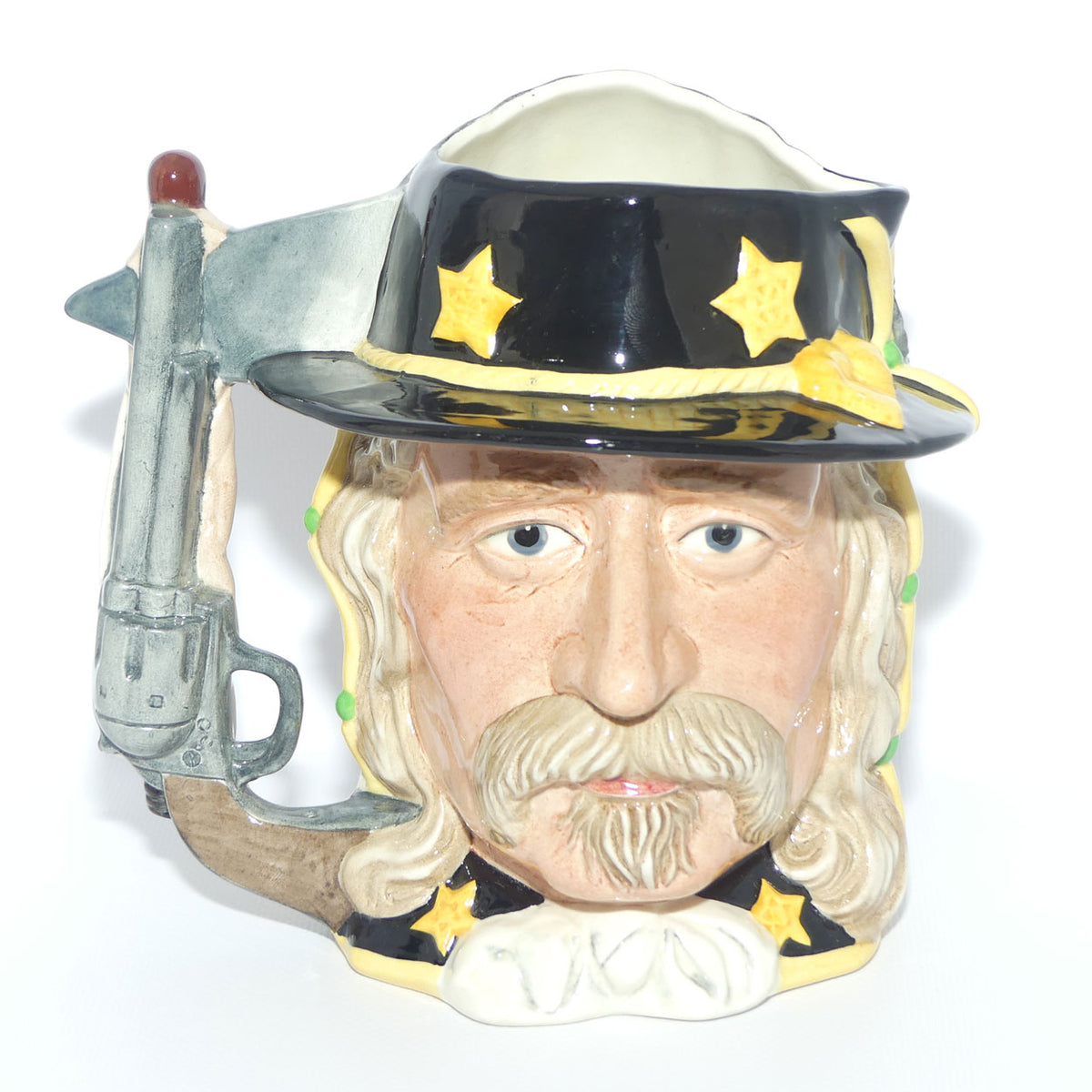 D6712 Royal Doulton large character jug George Custer and Sitting Bull | LE 3600