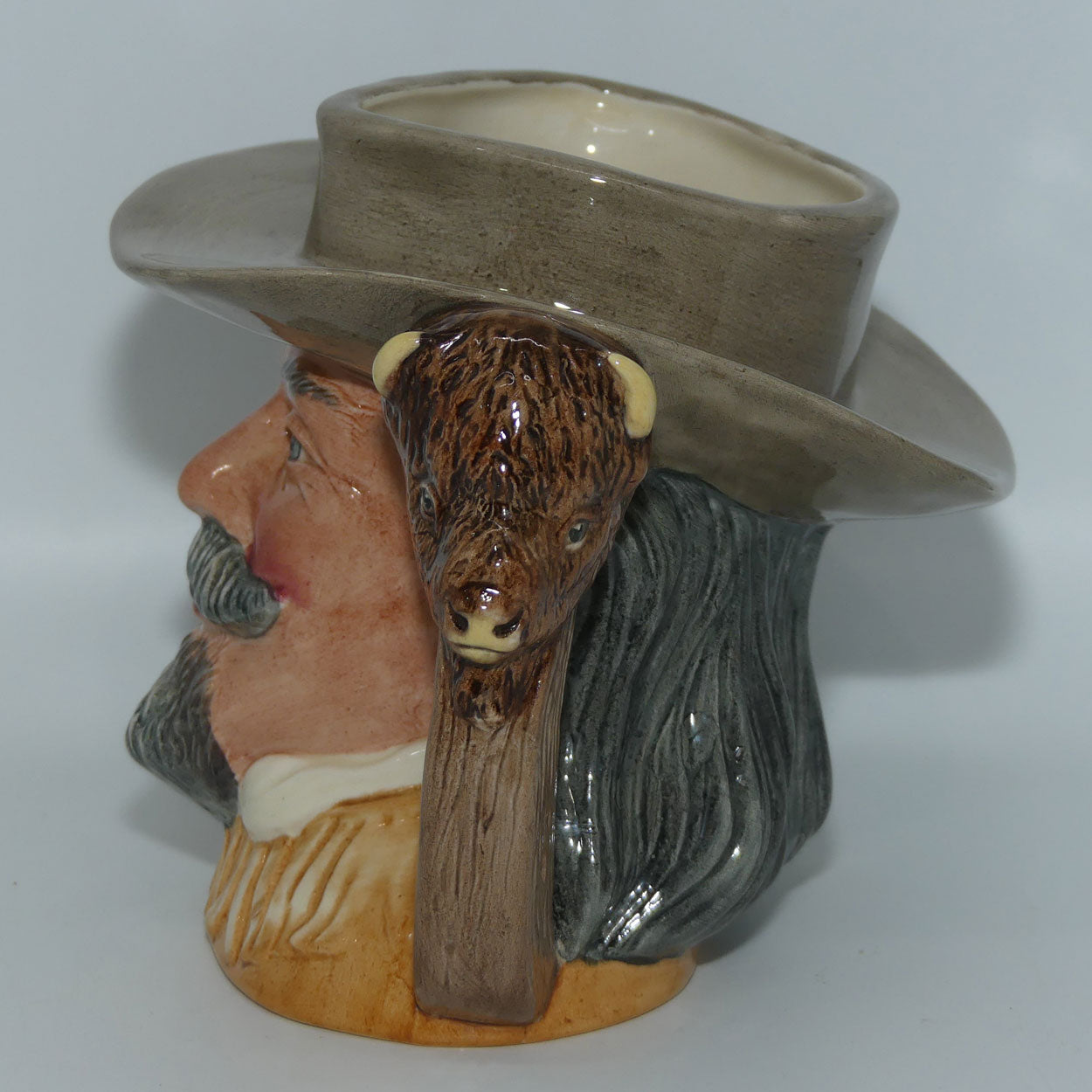 D6735 Royal Doulton mid size character jug Buffalo Bill | Wild West
