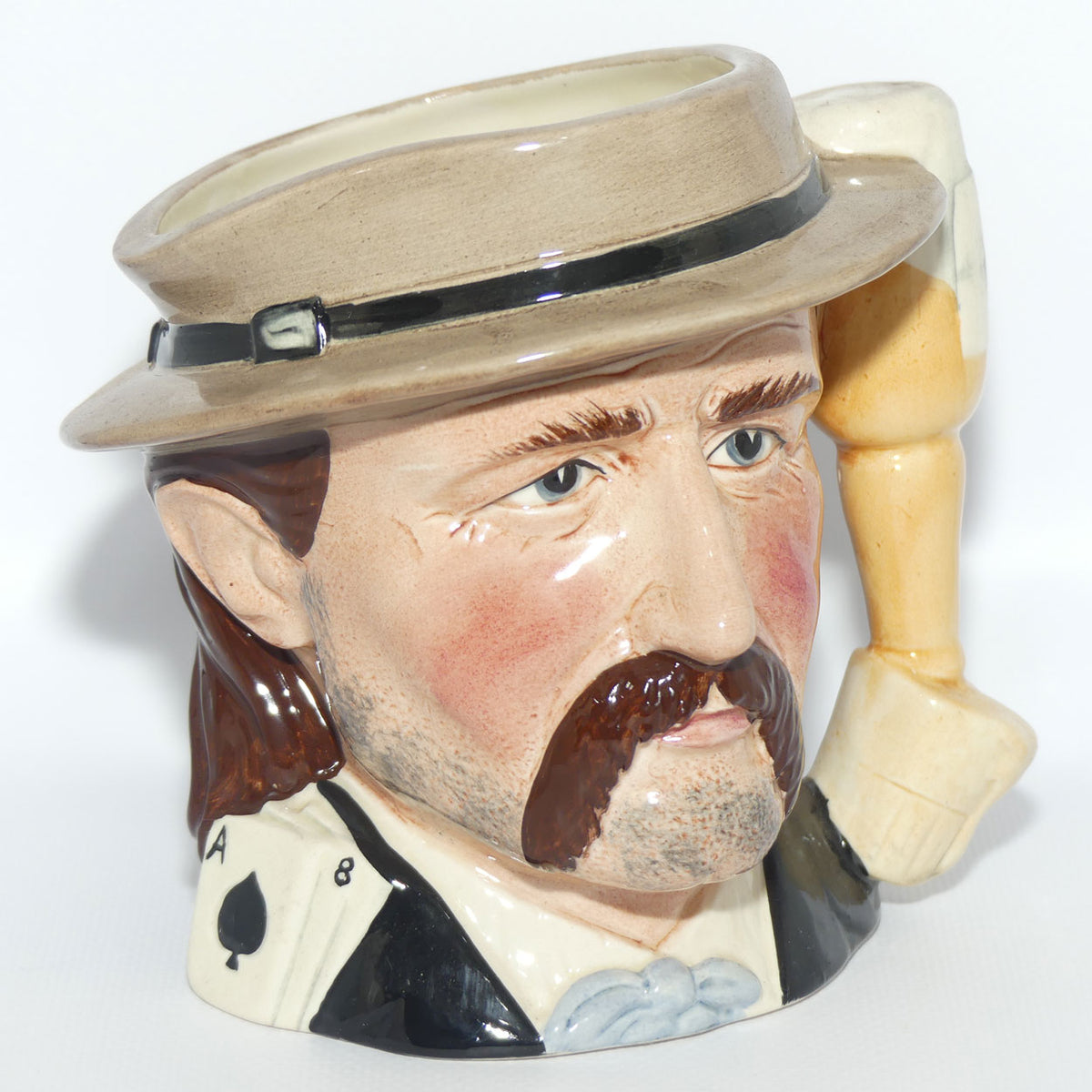 D6736 Royal Doulton mid size character jug Wild Bill Hickock | #1