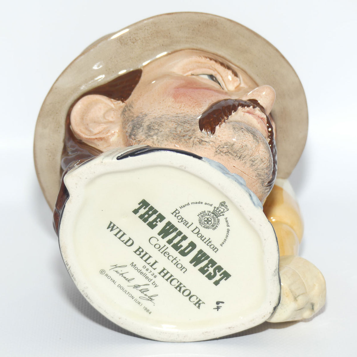 D6736 Royal Doulton mid size character jug Wild Bill Hickock | #1