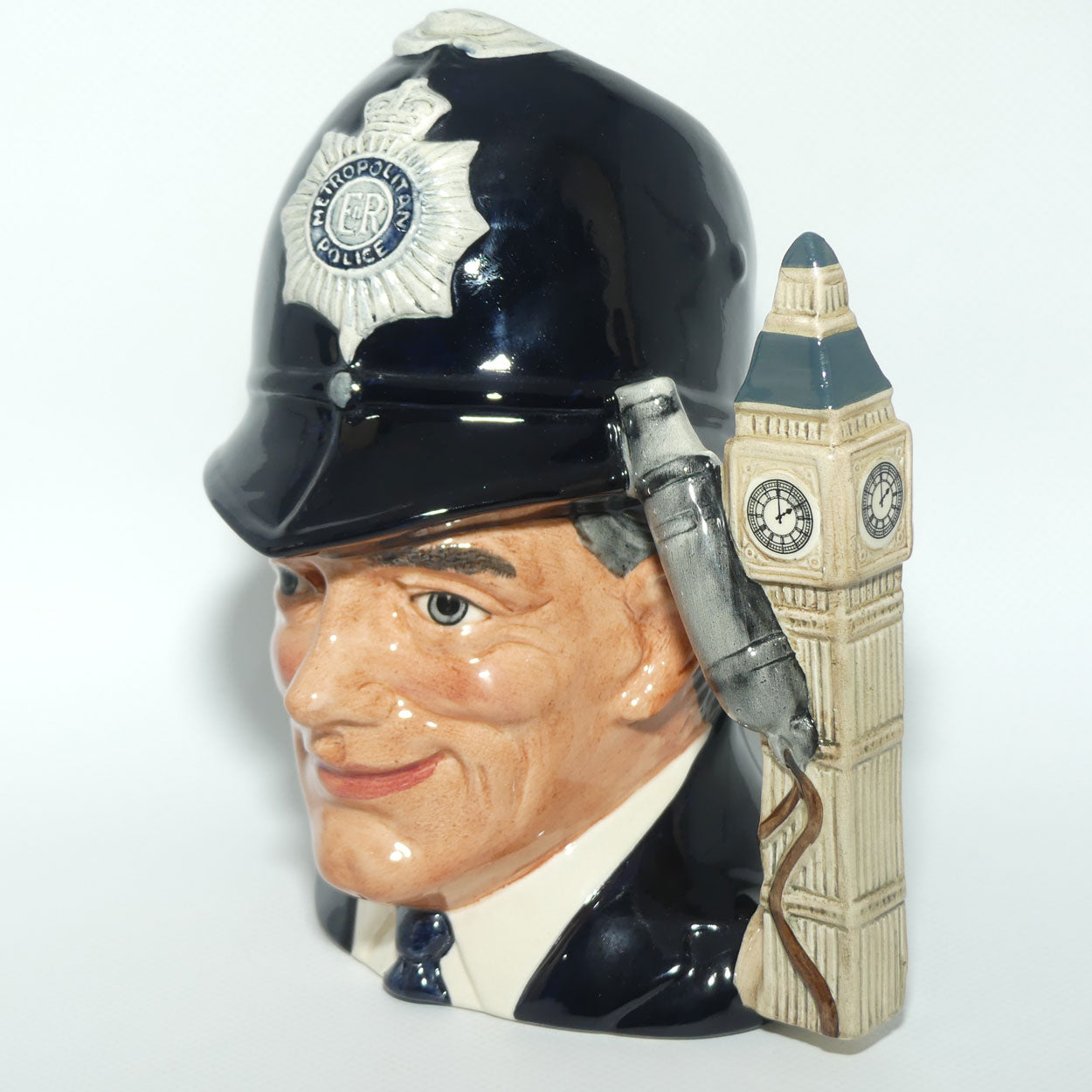 D6744 Royal Doulton large character jug London Bobby | Embossed Badge