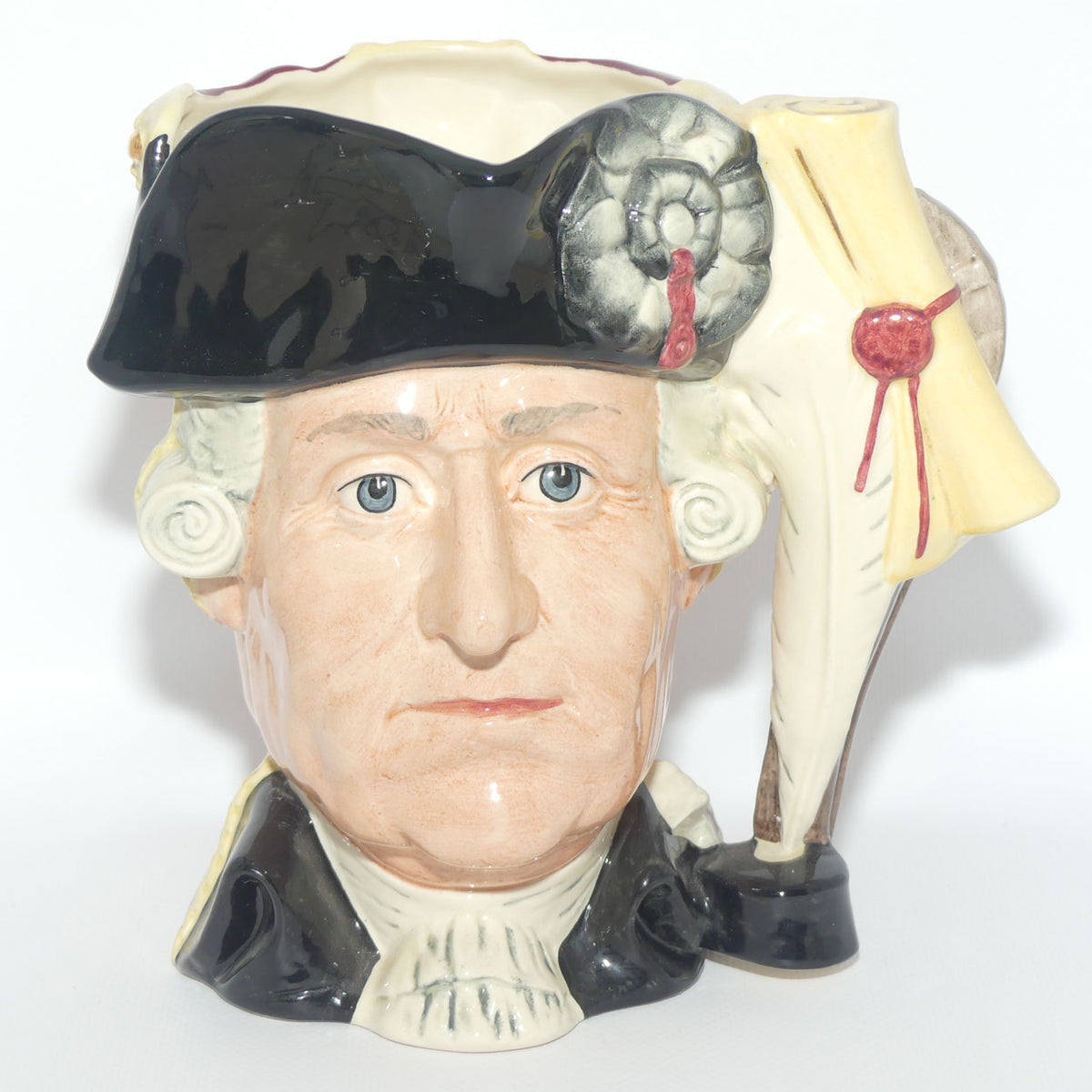 D6749 Royal Doulton large double sided character jug George III and George Washington | LE 3136/9500