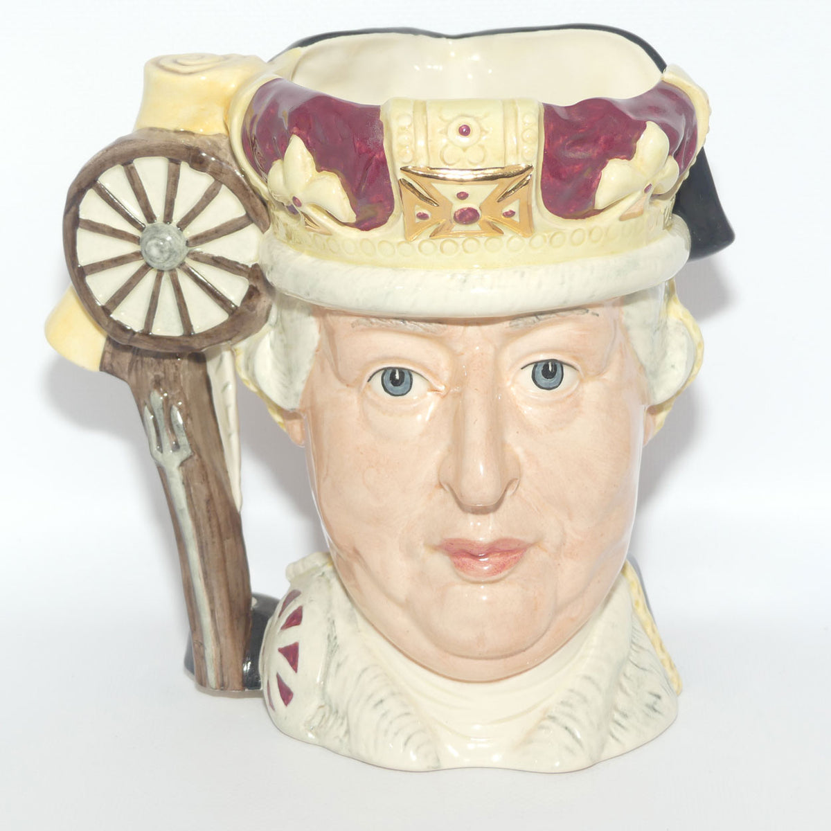 D6749 Royal Doulton large double sided character jug George III and George Washington | LE 3136/9500