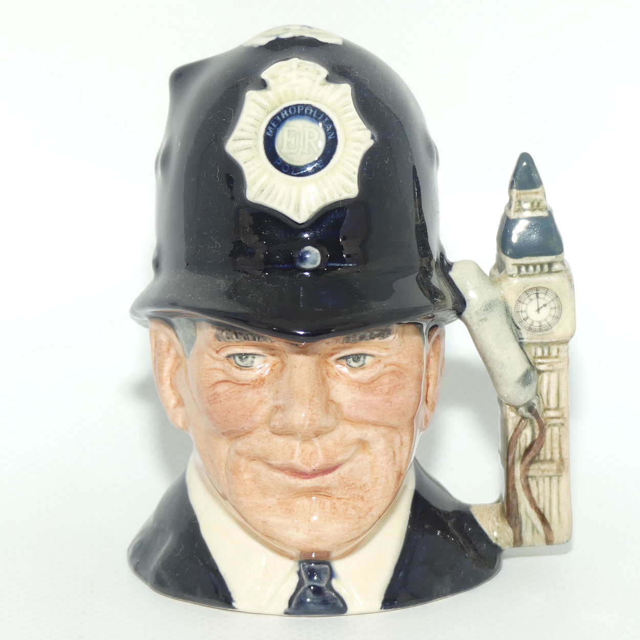 D6762 Royal Doulton small character jug London Bobby | Embossed Badge