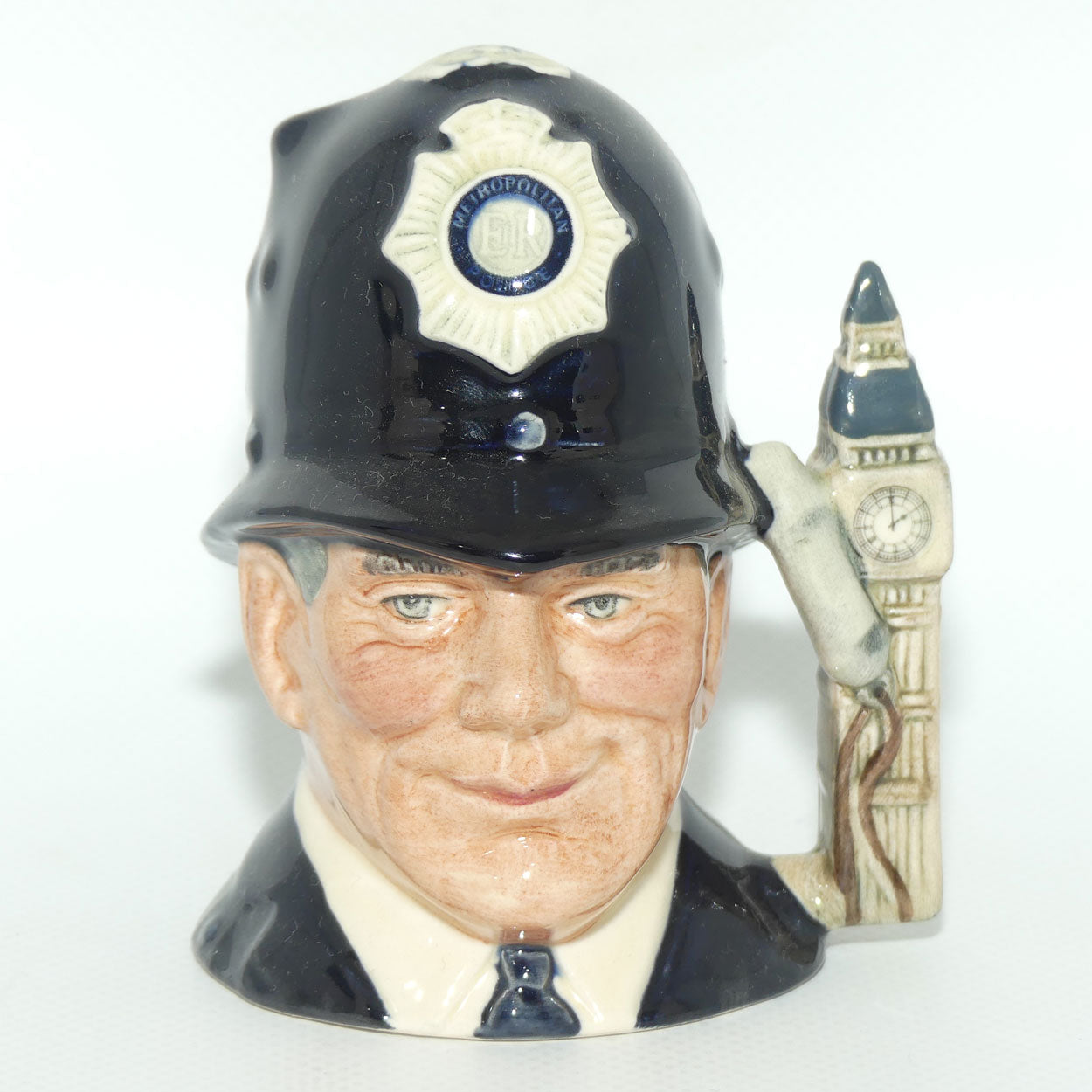 D6762 Royal Doulton small character jug London Bobby | Embossed Badge