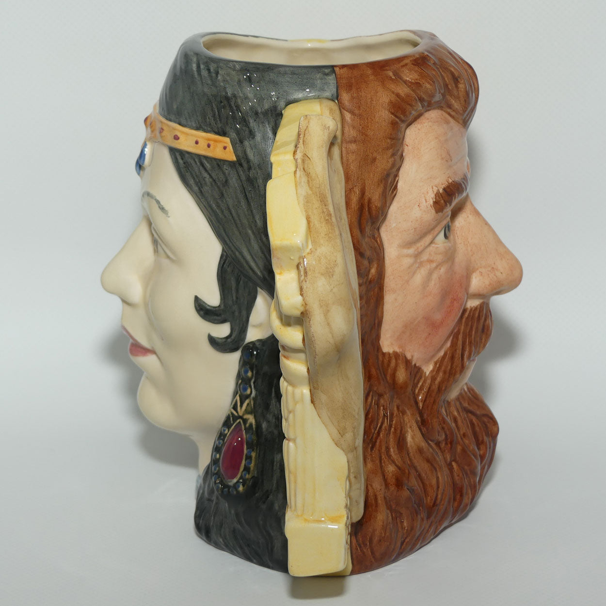 D6787 Royal Doulton large double sided character jug Samson and Delilah | LE595/9500