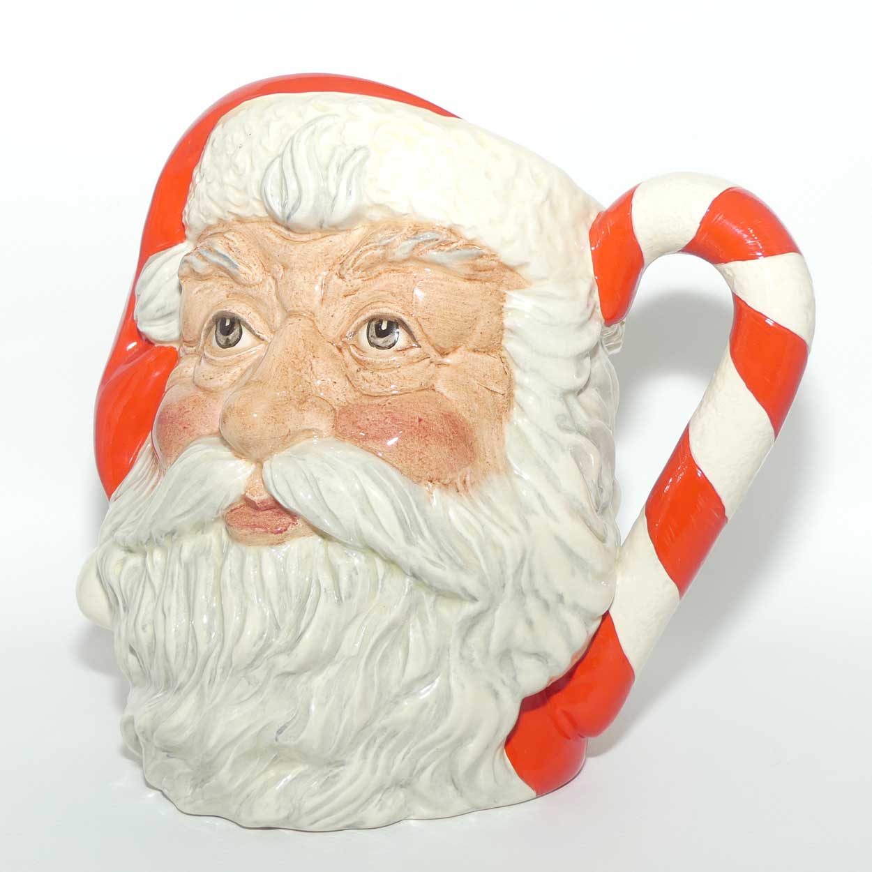 D6793 Royal Doulton large character jug Santa | Candy Cane
