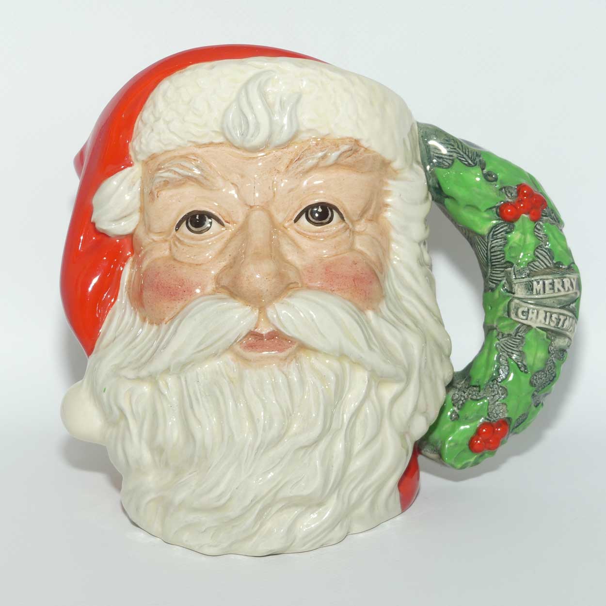 D6794 Royal Doulton large character jug Santa Claus | Holly Wreath | #1