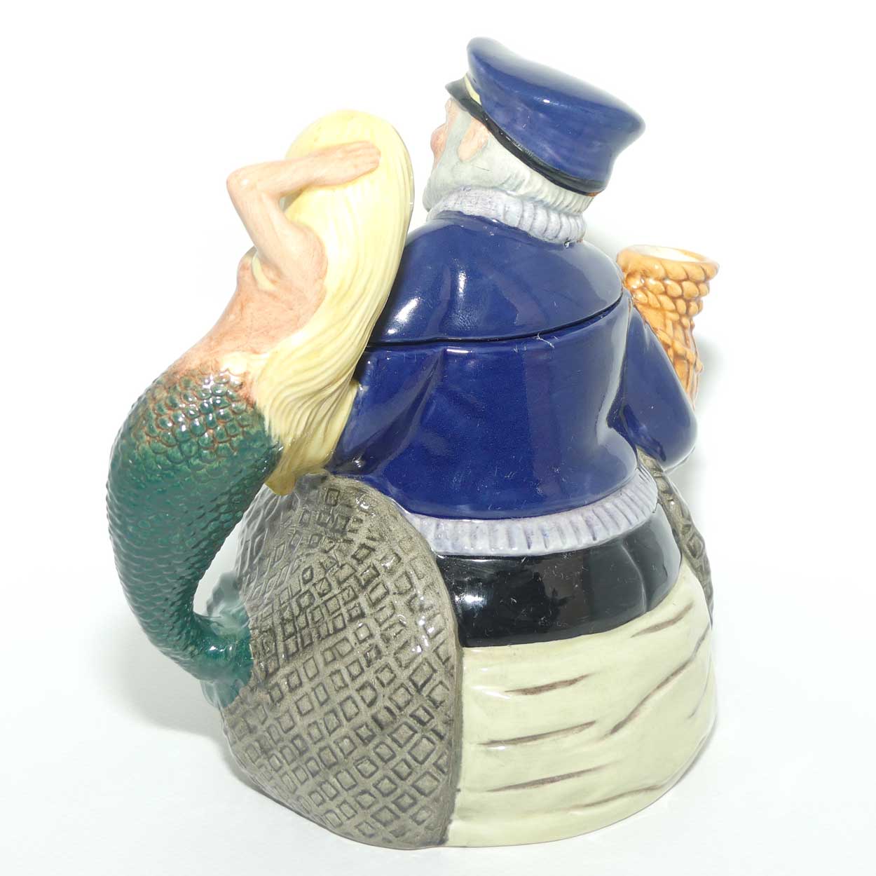 D6818 Royal Doulton character tea pot Old Salt tea pot | signed