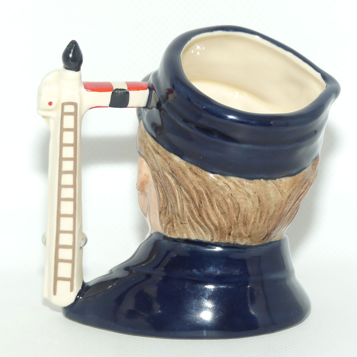 D6823 Royal Doulton small character jug The Engine Driver | LE 1888 + Cert