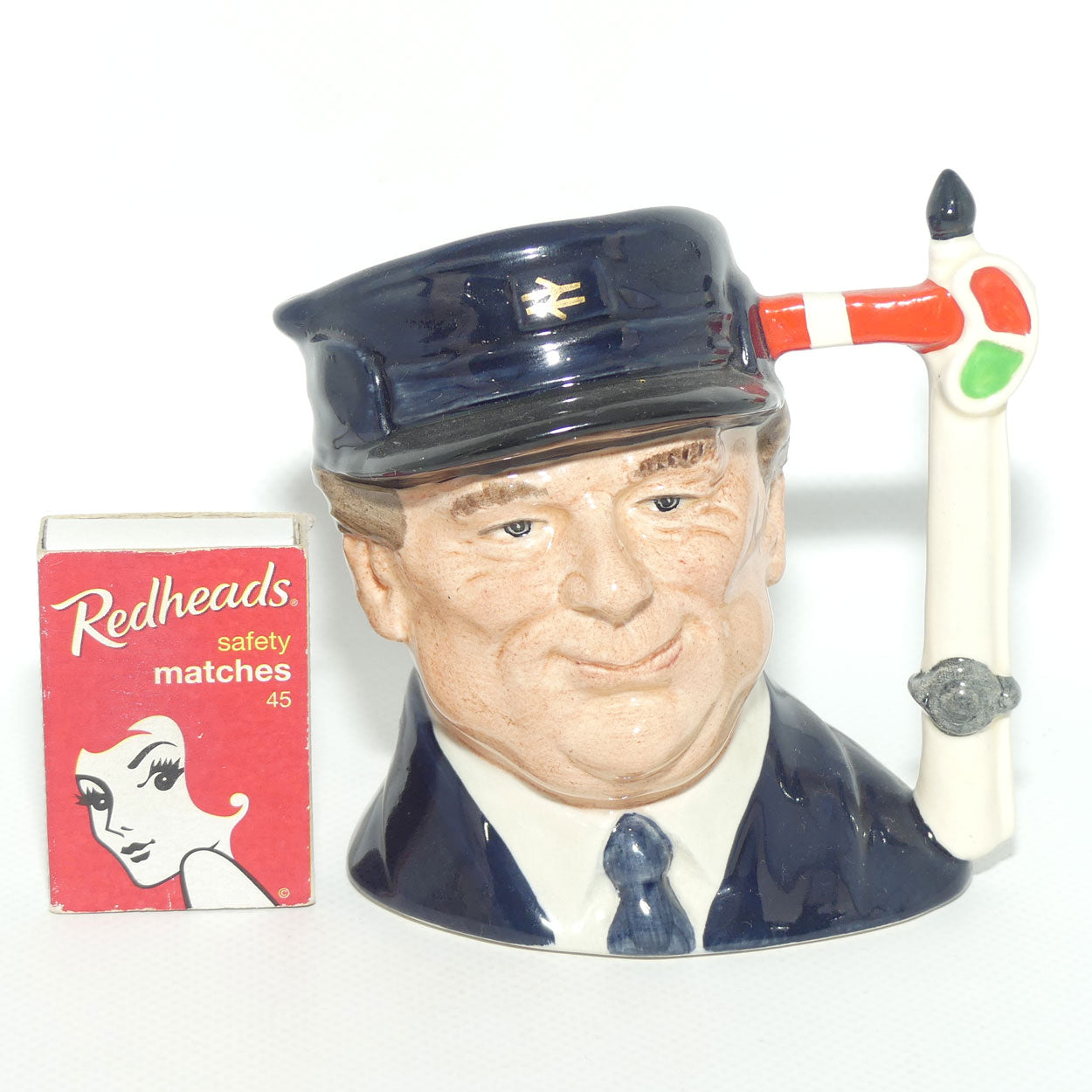 D6823 Royal Doulton small character jug The Engine Driver