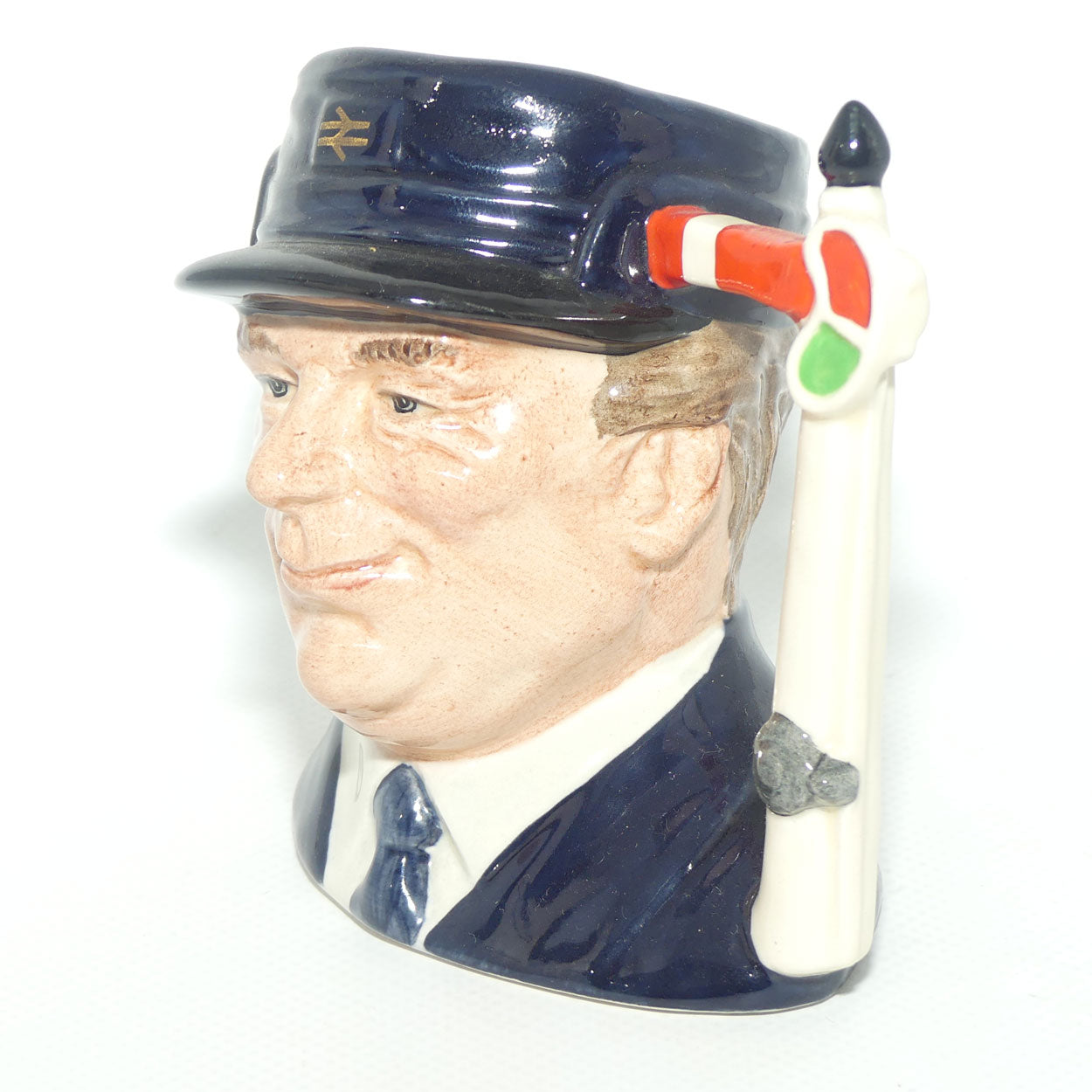 D6823 Royal Doulton small character jug The Engine Driver