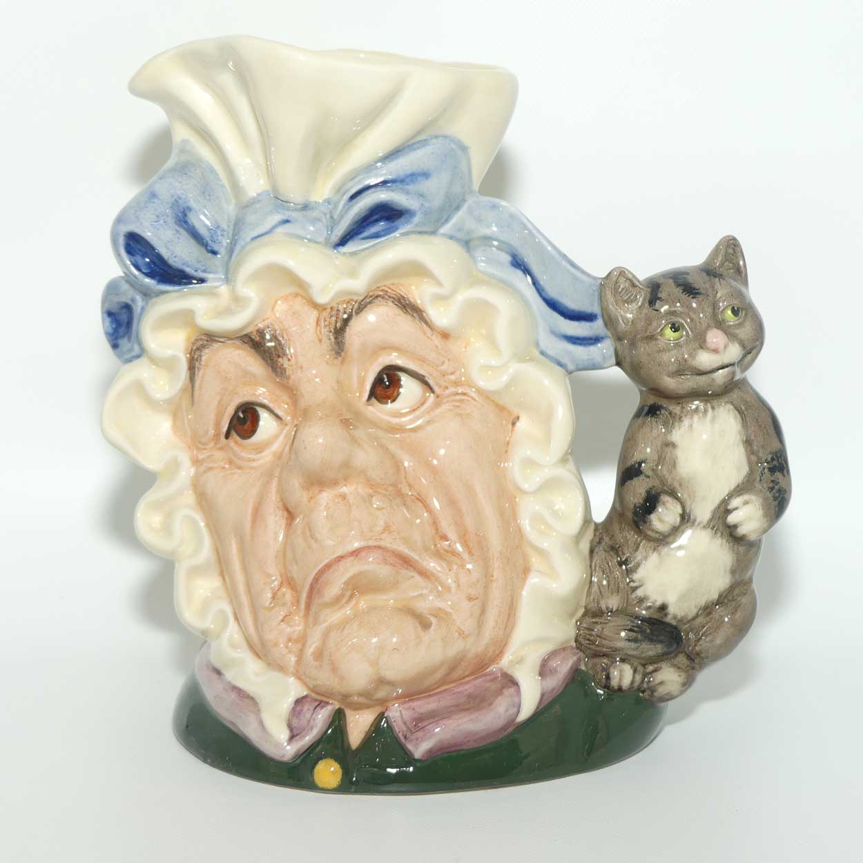 D6842 Royal Doulton large character jug The Cook and the Cheshire Cat | Alice in Wonderland