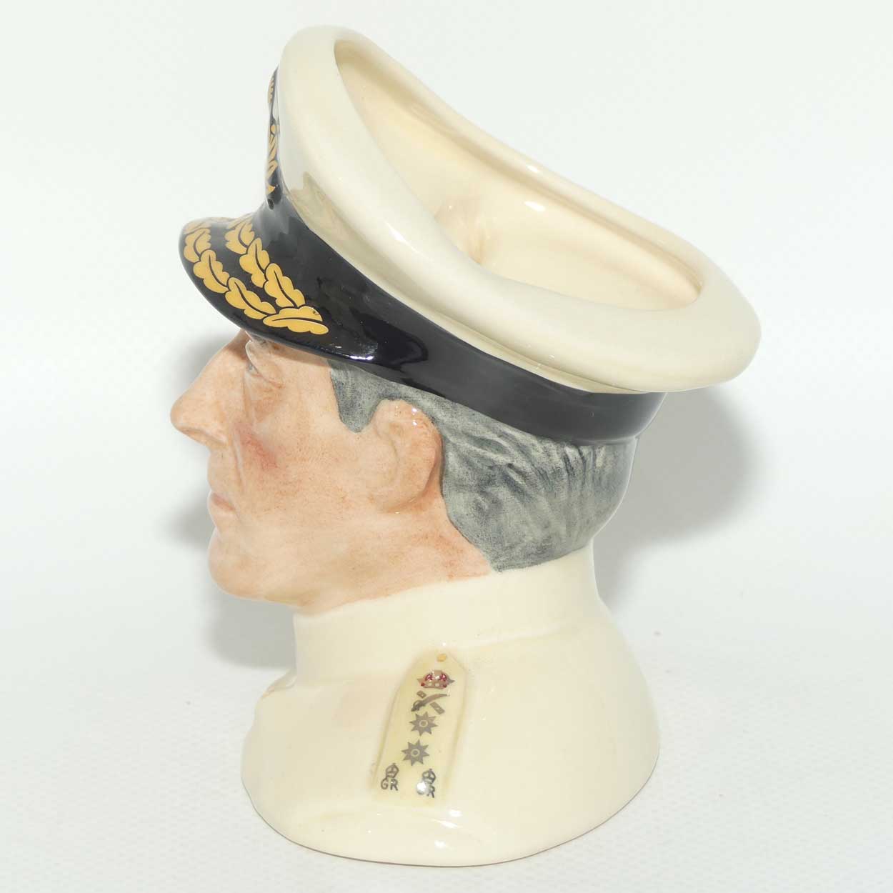 D6851 Royal Doulton small character jug Earl Mountbatten of Burma