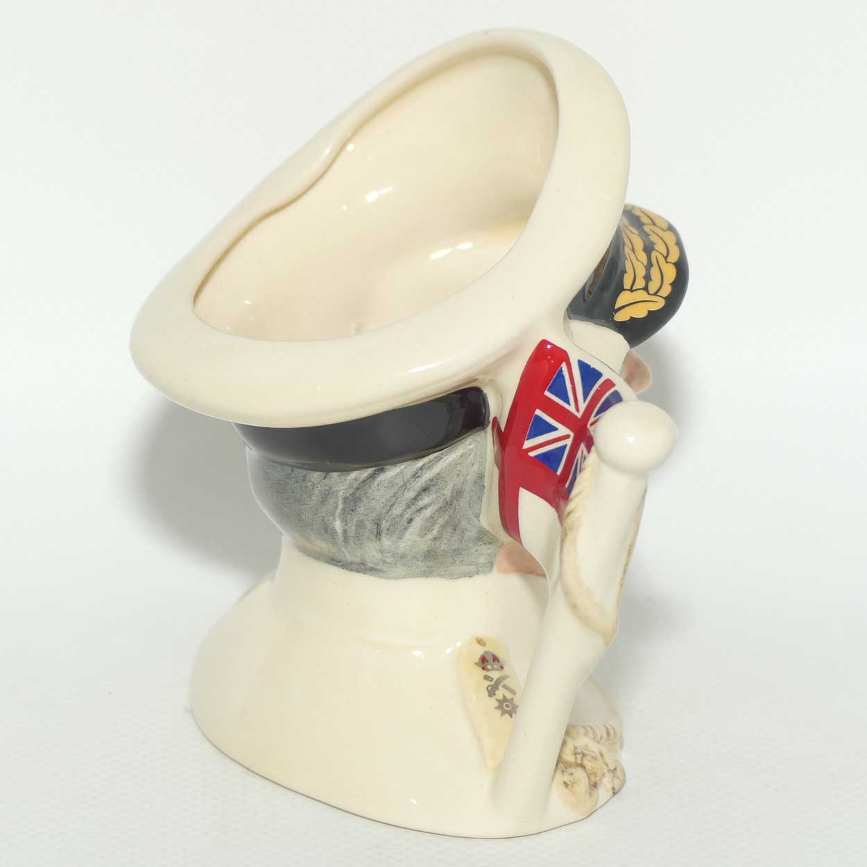 D6851 Royal Doulton small character jug Earl Mountbatten of Burma