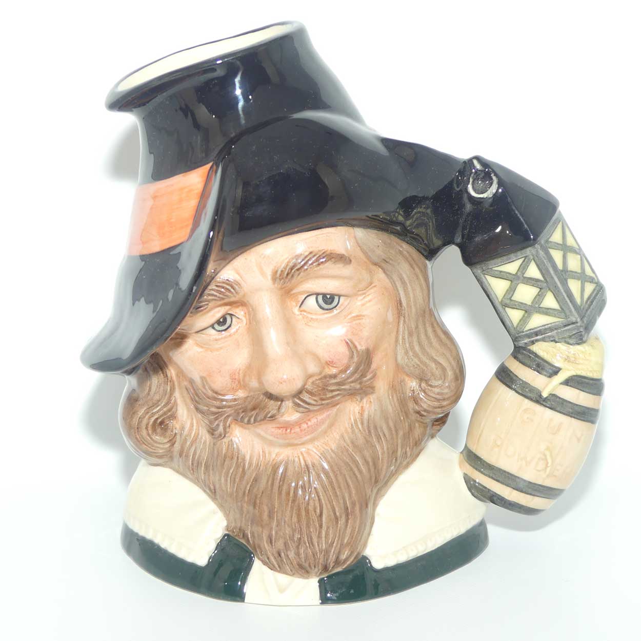 D6861 Royal Doulton large character jug Guy Fawkes | signed