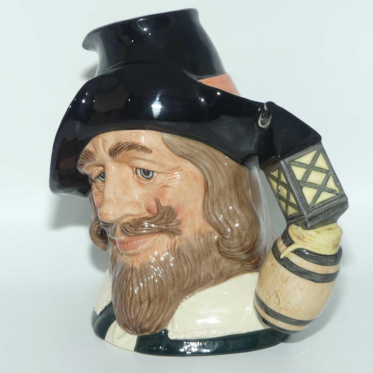 D6861 Royal Doulton large character jug Guy Fawkes | signed