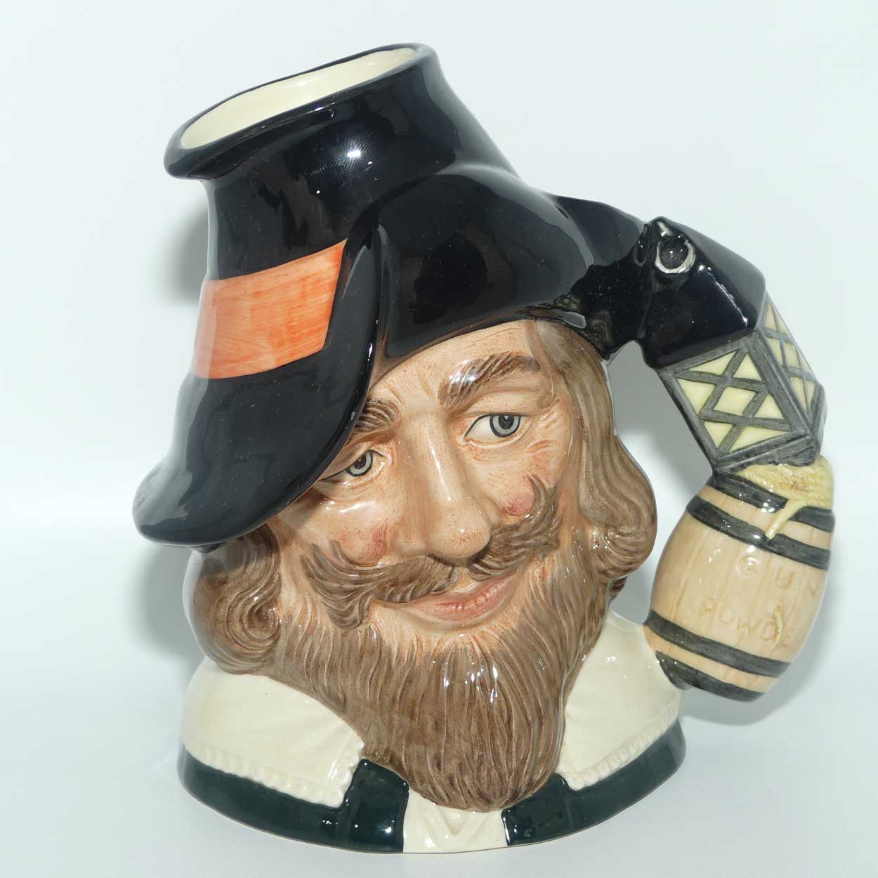 D6861 Royal Doulton large character jug Guy Fawkes | signed