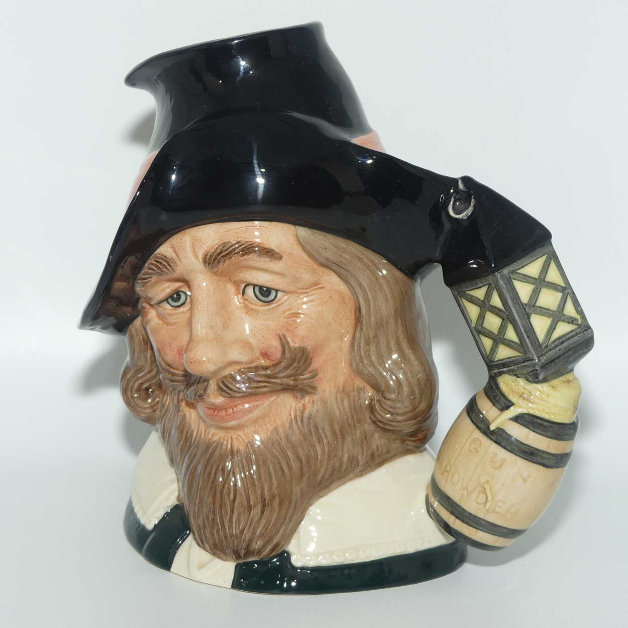 D6861 Royal Doulton large character jug Guy Fawkes | signed