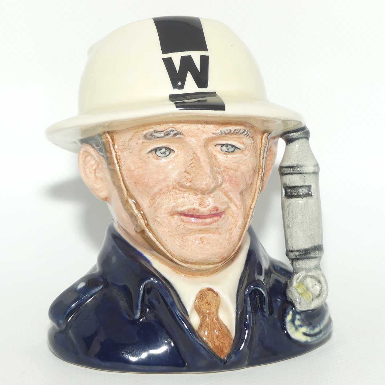 D6872 Royal Doulton small character jug ARP Warden