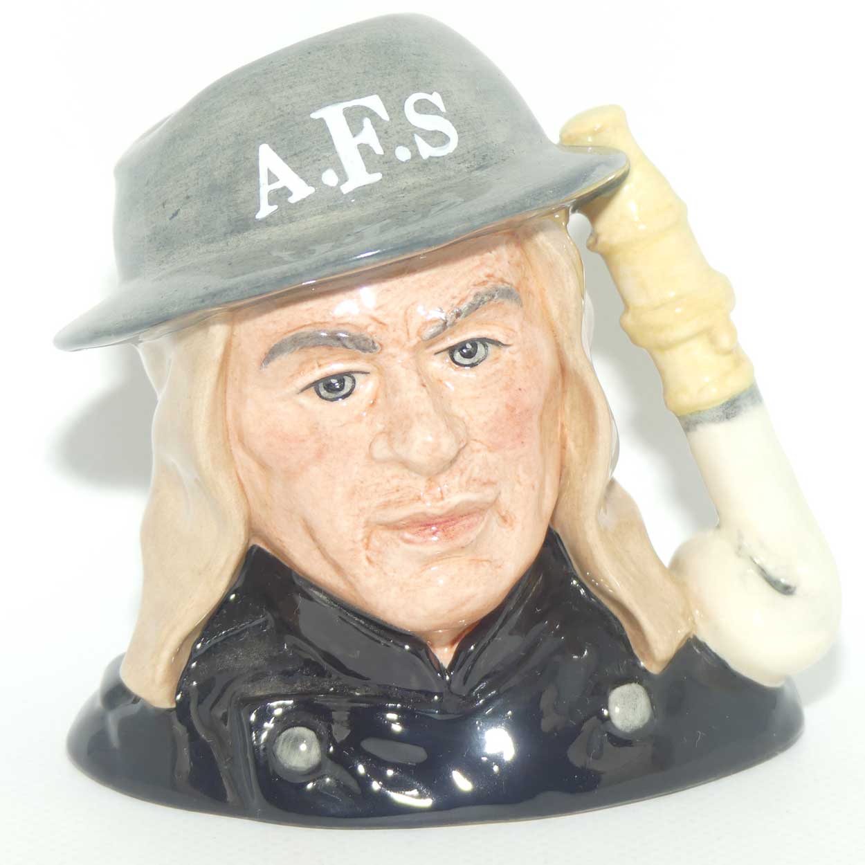 D6887 Royal Doulton small character jug Auxiliary Fireman