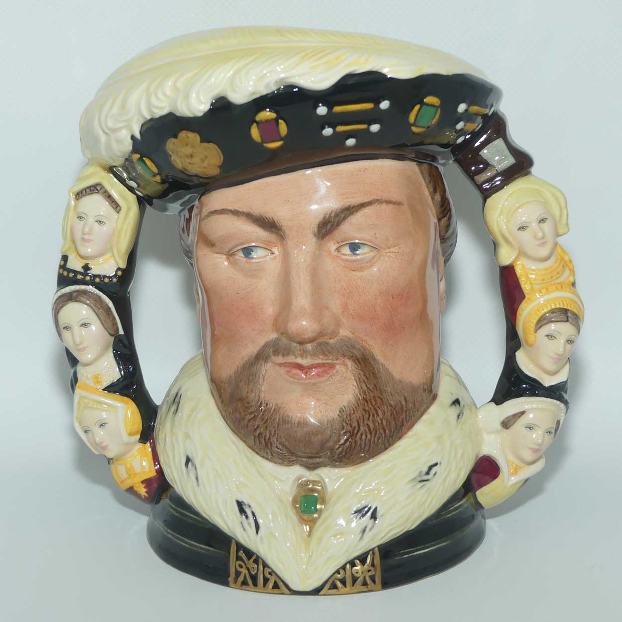 D6888 Royal Doulton large double handle character jug King Henry VIII | LE 111/1991