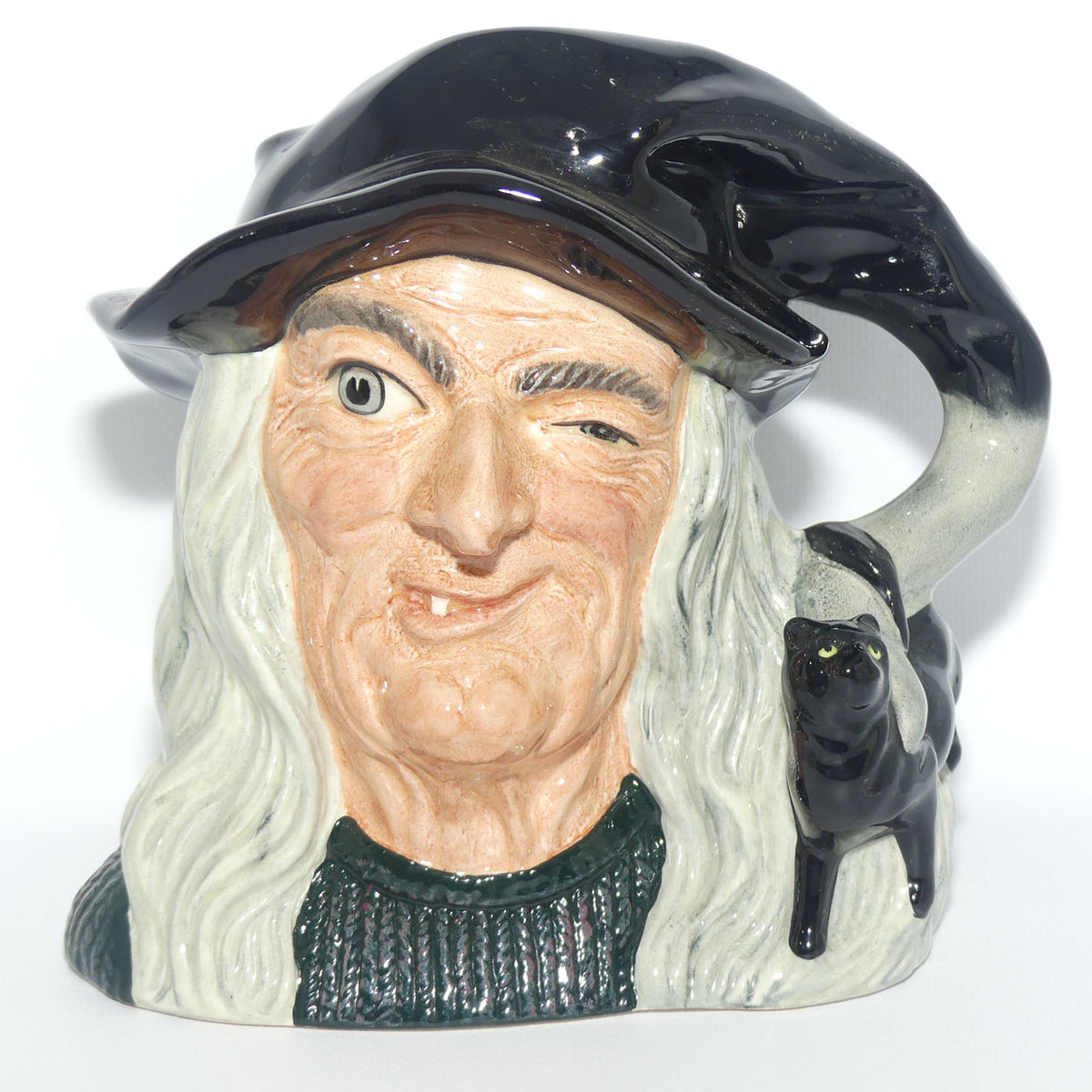 D6893 Royal Doulton large character jug The Witch