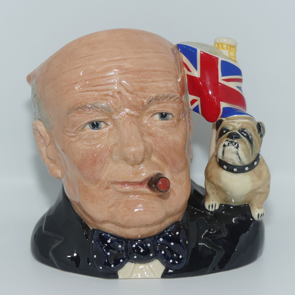 D6907 Royal Doulton large character jug Winston Churchill | CJY 1992 | #2