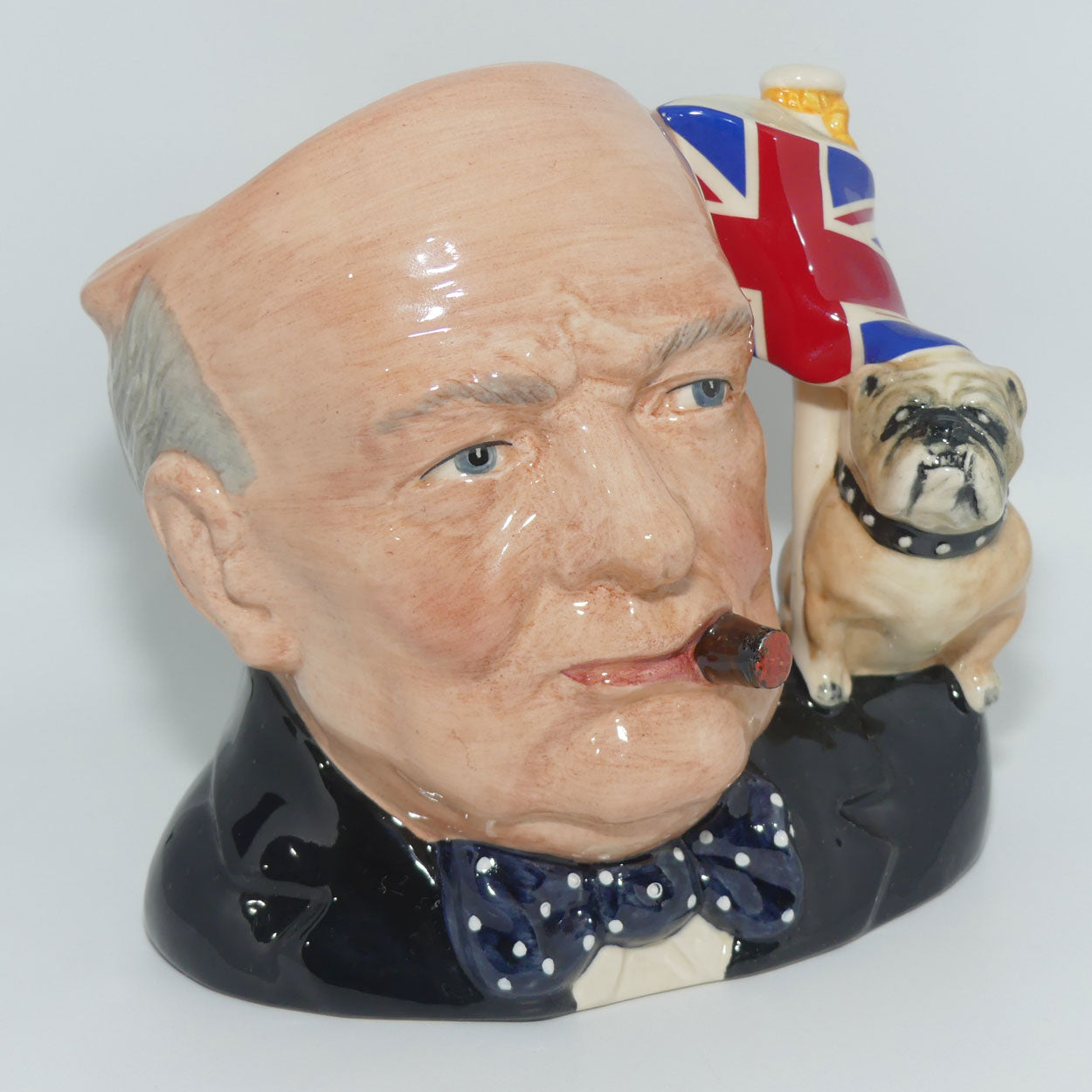 D6907 Royal Doulton large character jug Winston Churchill | CJY 1992 | #3