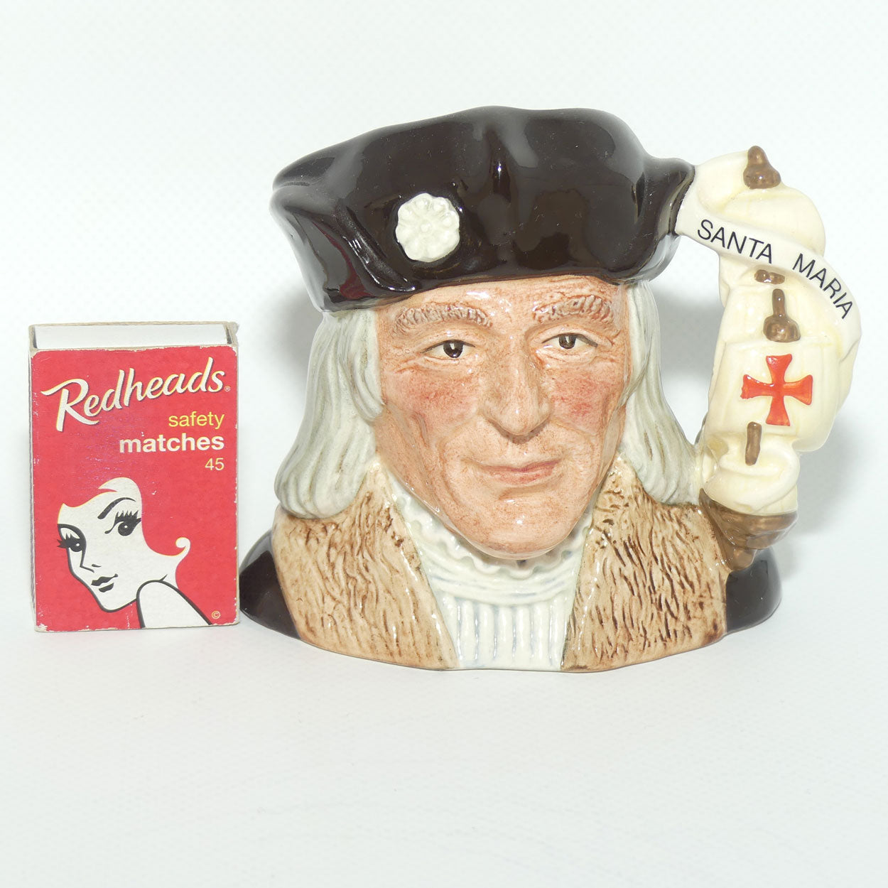 D6911 Royal Doulton small character jug Christopher Columbus | LE #643