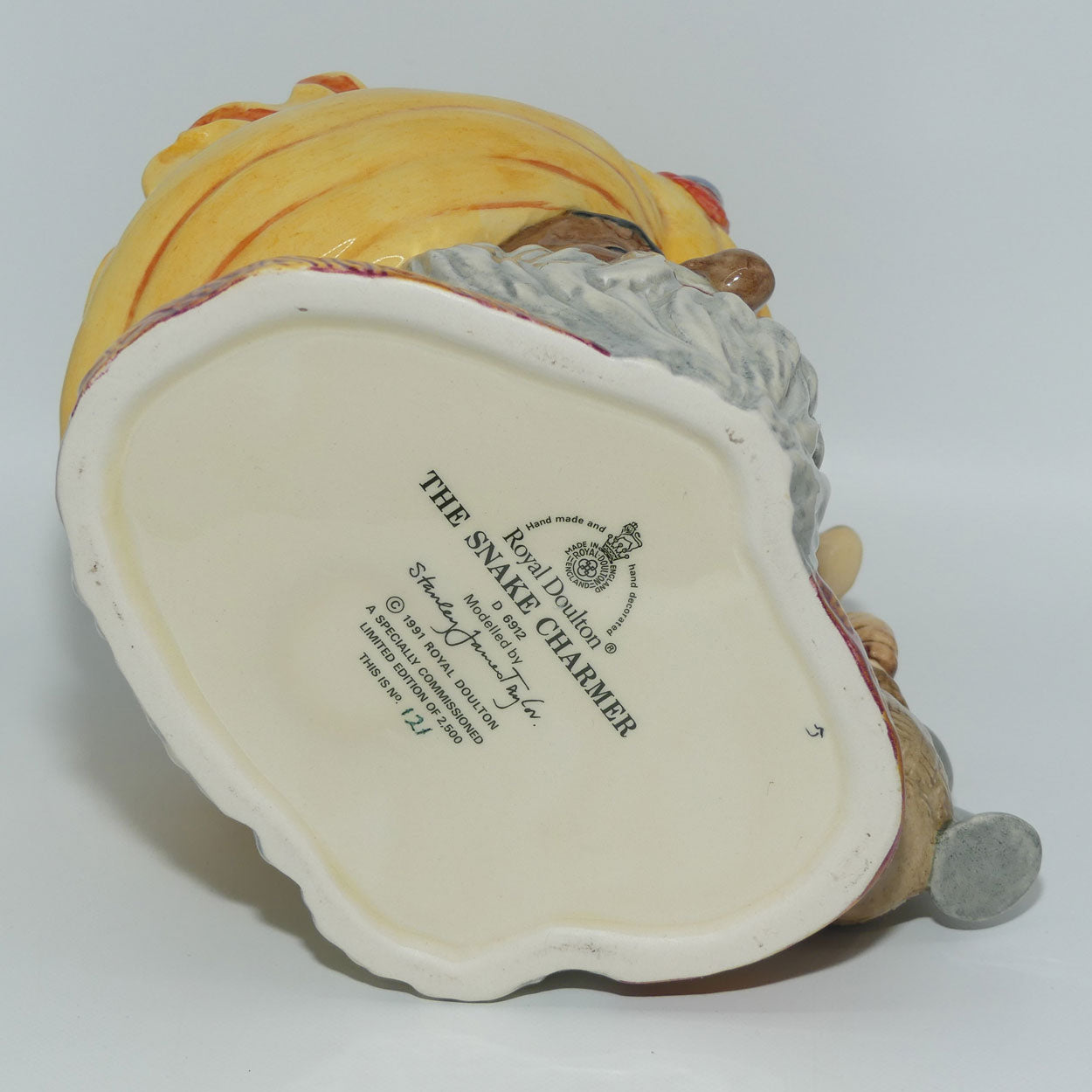 D6912 Royal Doulton large character jug The Snake Charmer | LE121/2500