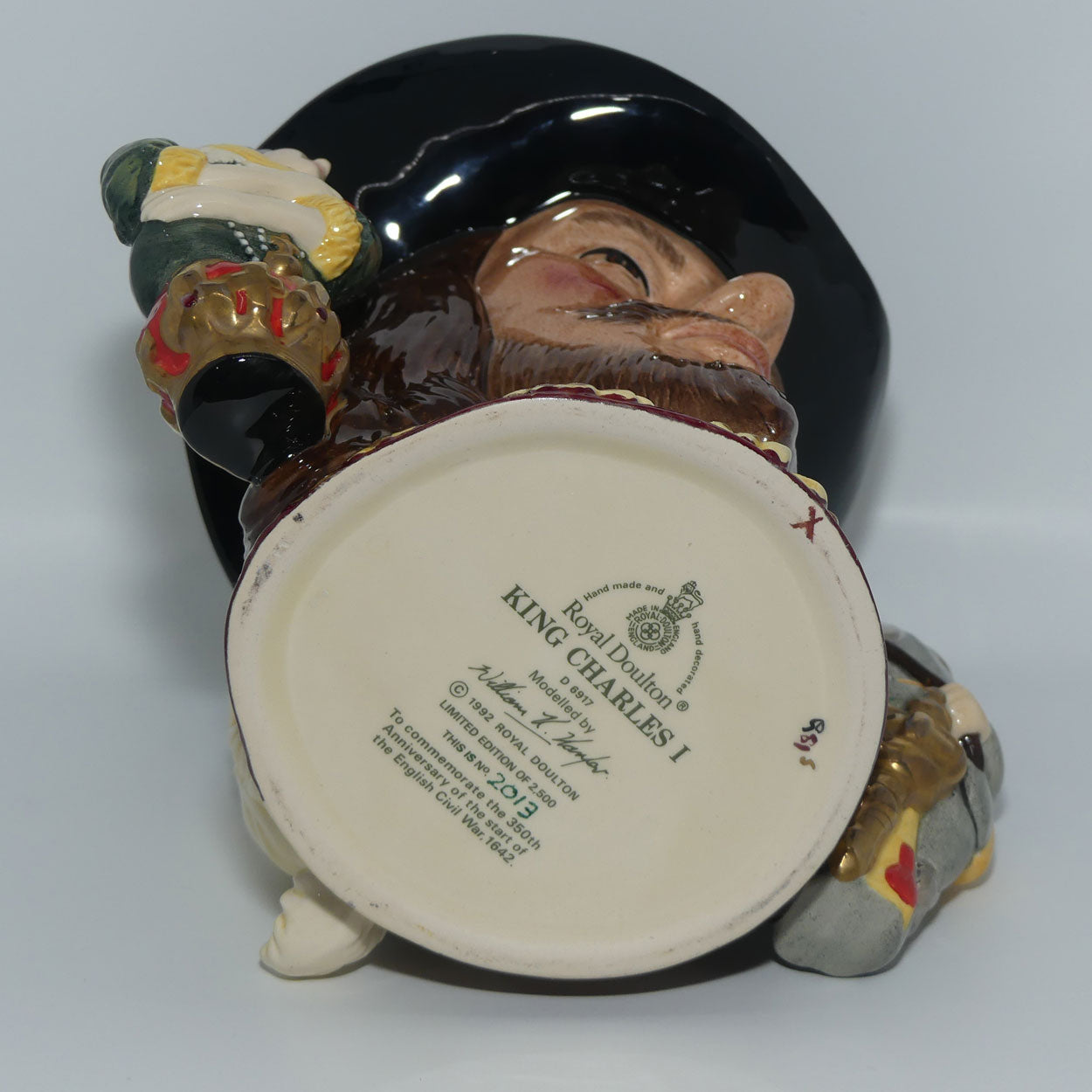 D6917 Royal Doulton large character jug King Charles I | LE 2013/2500