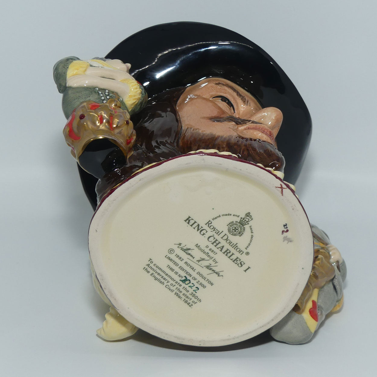 D6917 Royal Doulton large character jug King Charles I | LE 2022/2500