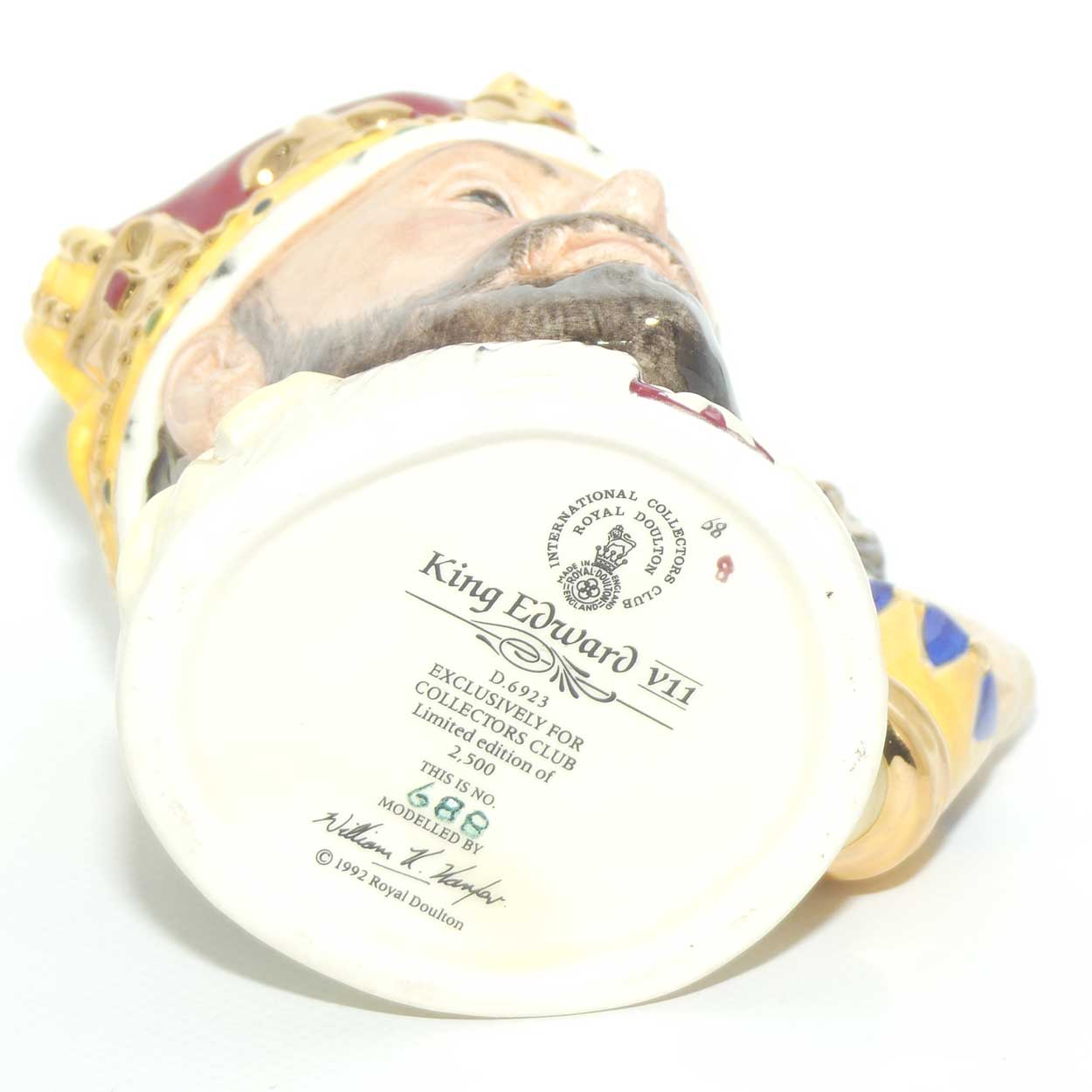 D6923 Royal Doulton small character jug King Edward VII | LE 688/2500