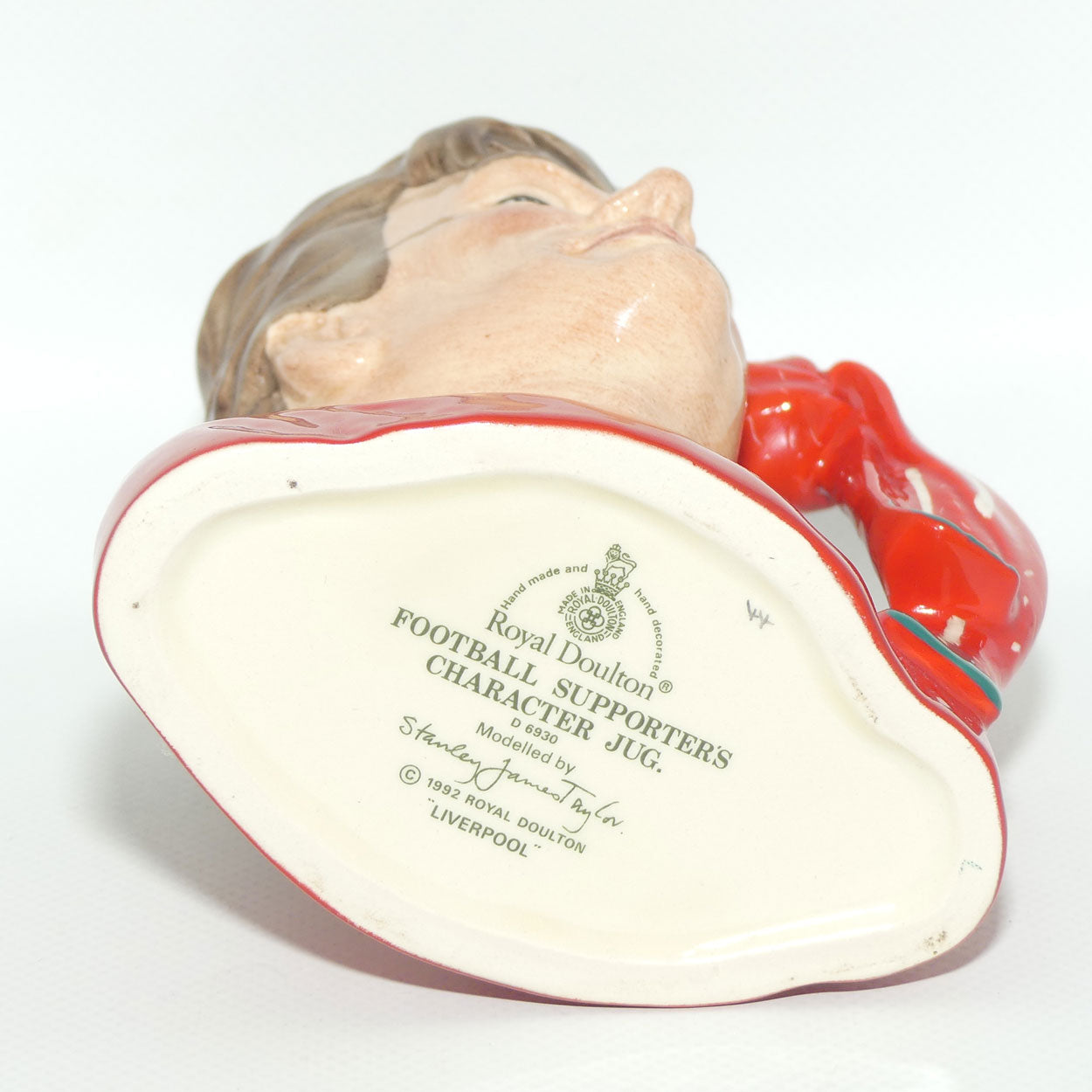 D6930 Royal Doulton small character jug Football Supporter Liverpool