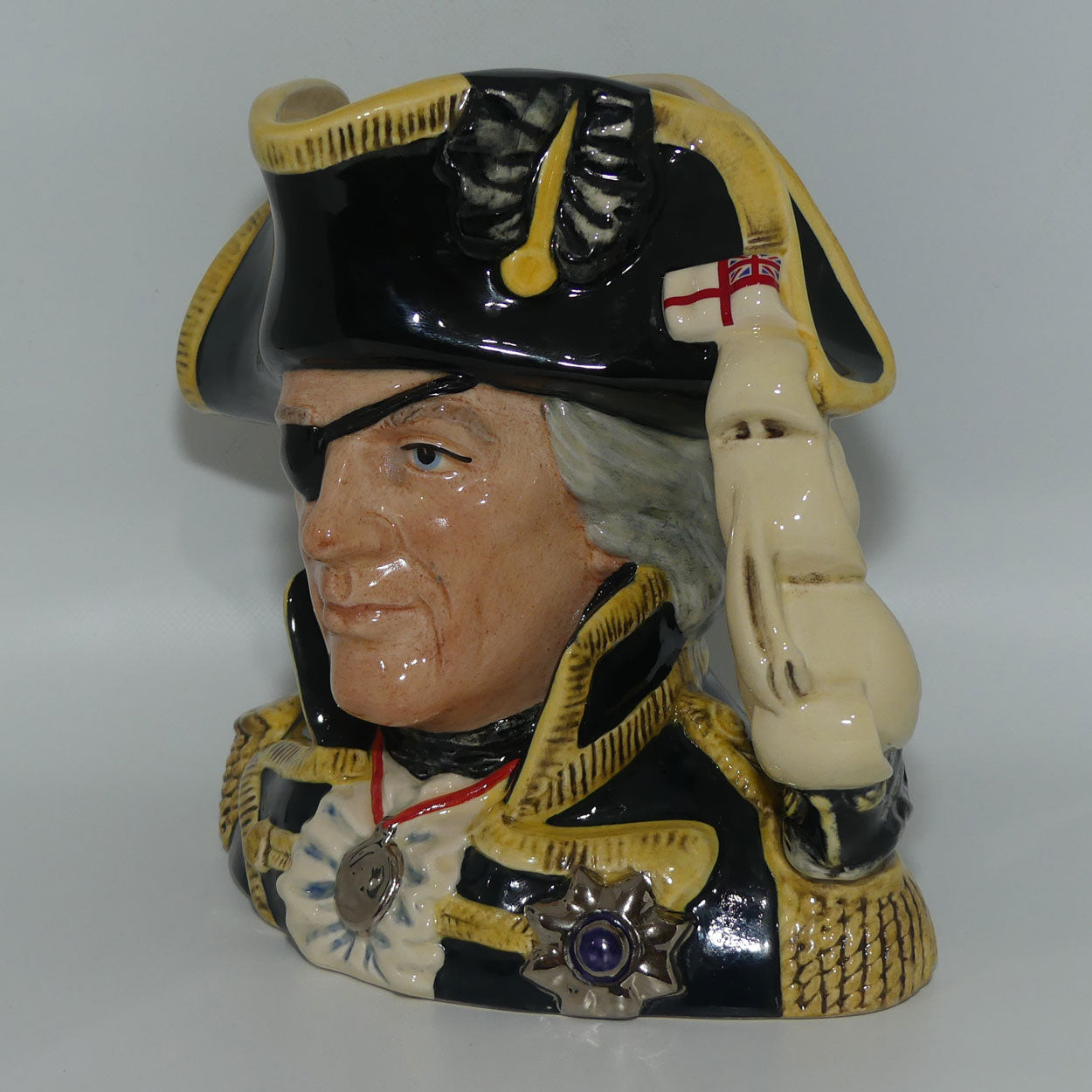 D6932 Royal Doulton large character jug Vice-Admiral Lord Nelson | + Certificate