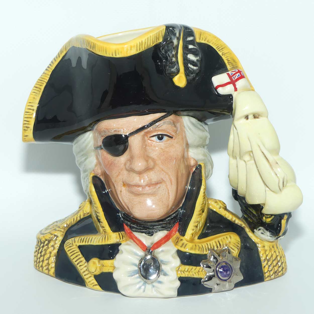 D6932 Royal Doulton large character jug Vice-Admiral Lord Nelson | jug only | age toning
