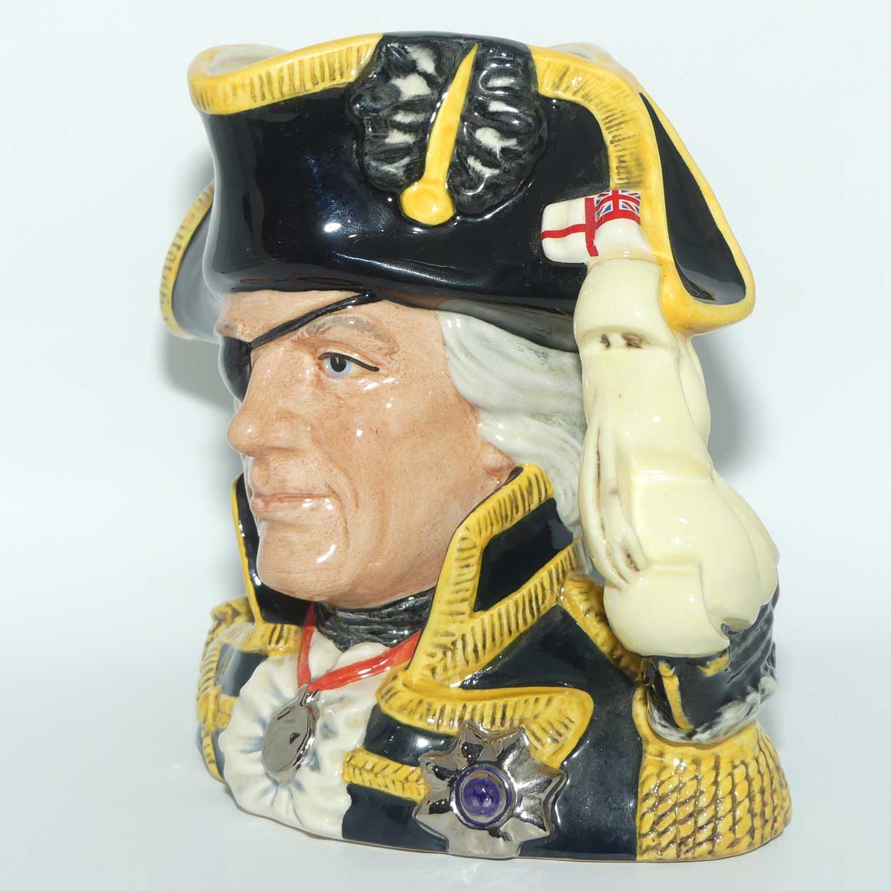 D6932 Royal Doulton large character jug Vice-Admiral Lord Nelson | jug only | age toning