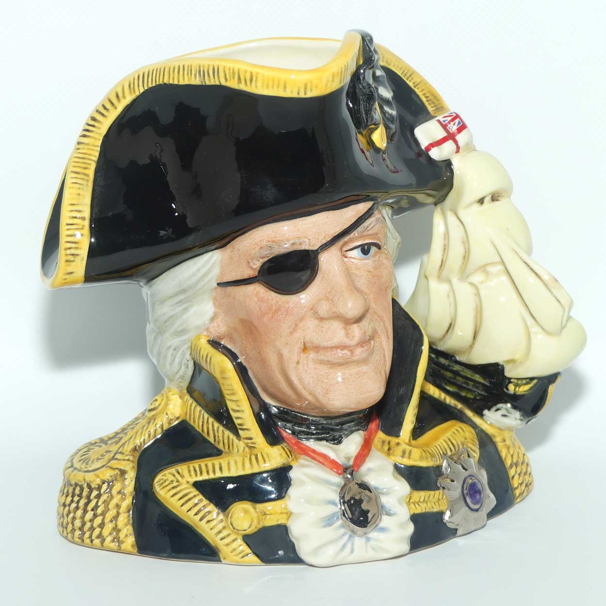 D6932 Royal Doulton large character jug Vice-Admiral Lord Nelson | jug only | age toning