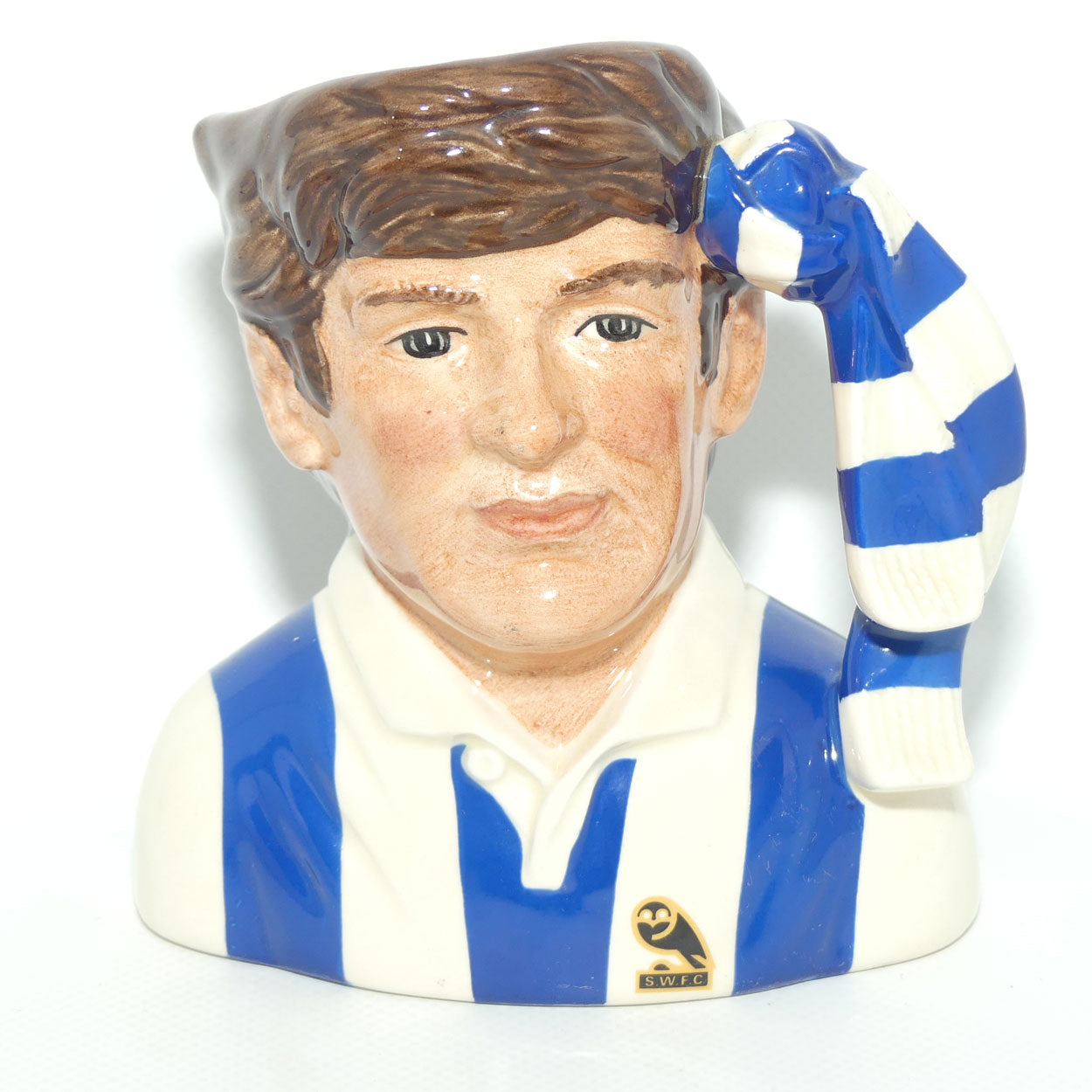 D6958 Royal Doulton small character jug Football Supporter Sheffield Wednesday | #1