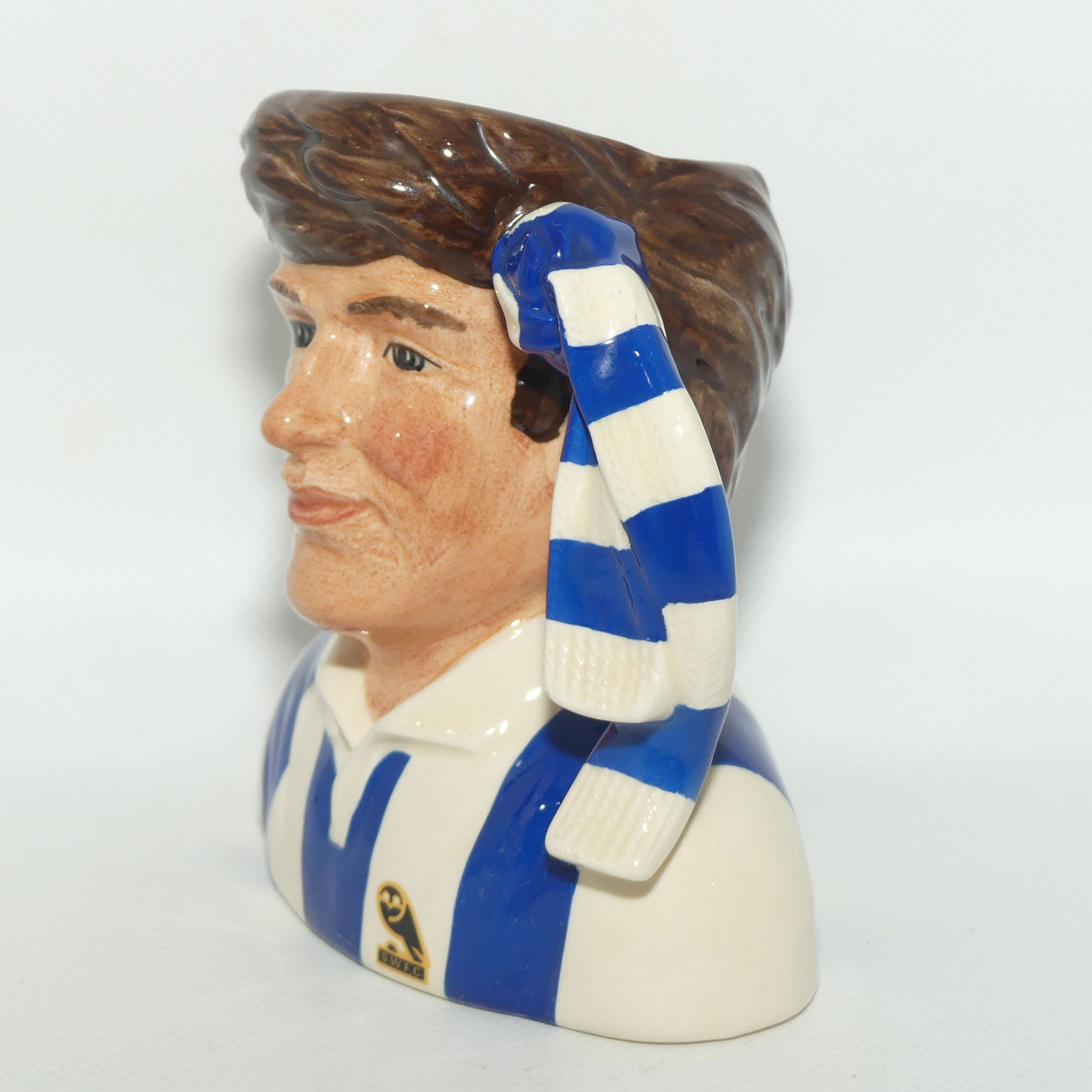 D6958 Royal Doulton small character jug Football Supporter Sheffield Wednesday | #1