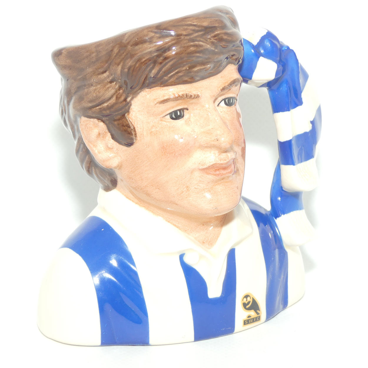D6958 Royal Doulton small character jug Football Supporter Sheffield Wednesday | #1